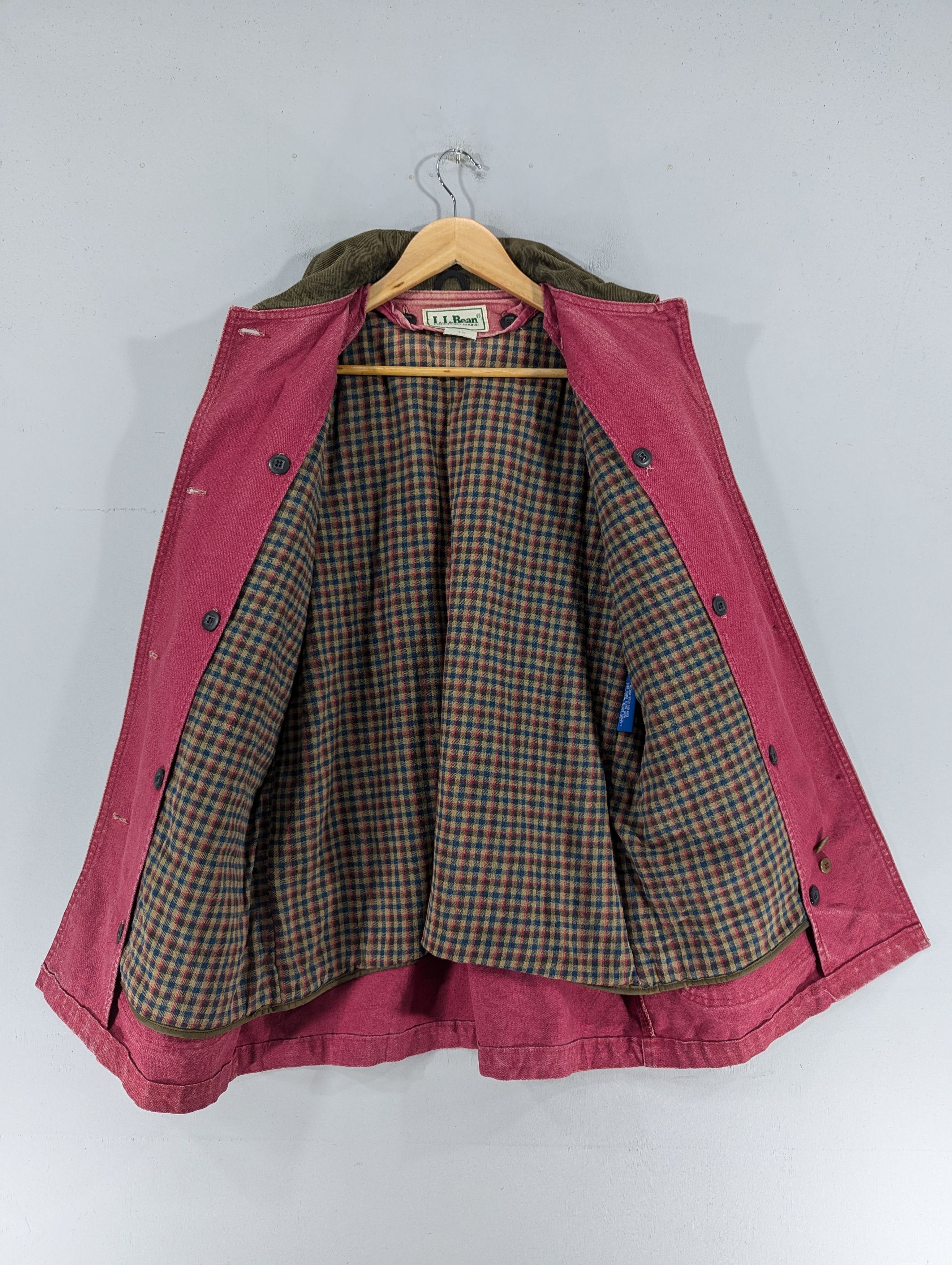 L.L. Bean Vintage L.L.Bean Blanket Lined Chore Sunfaded Jacket Size M / US 6-8 / IT 42-44 - 11 Thumbnail