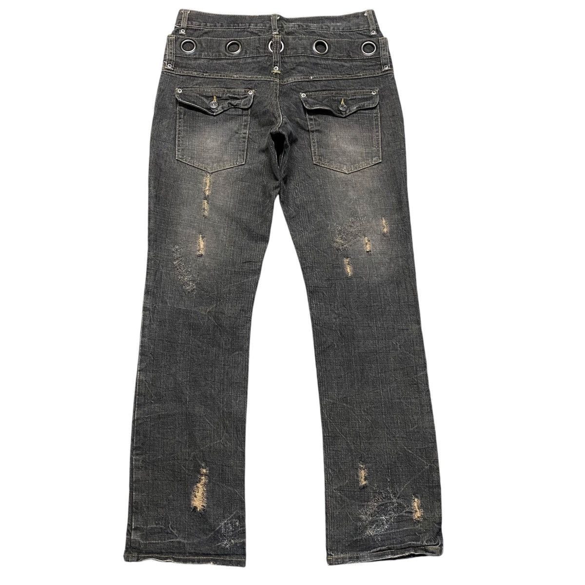 Japanese Brand Japanese Brand Denim Double Waist Jeans Size US 34 / EU 50 - 2 Thumbnail