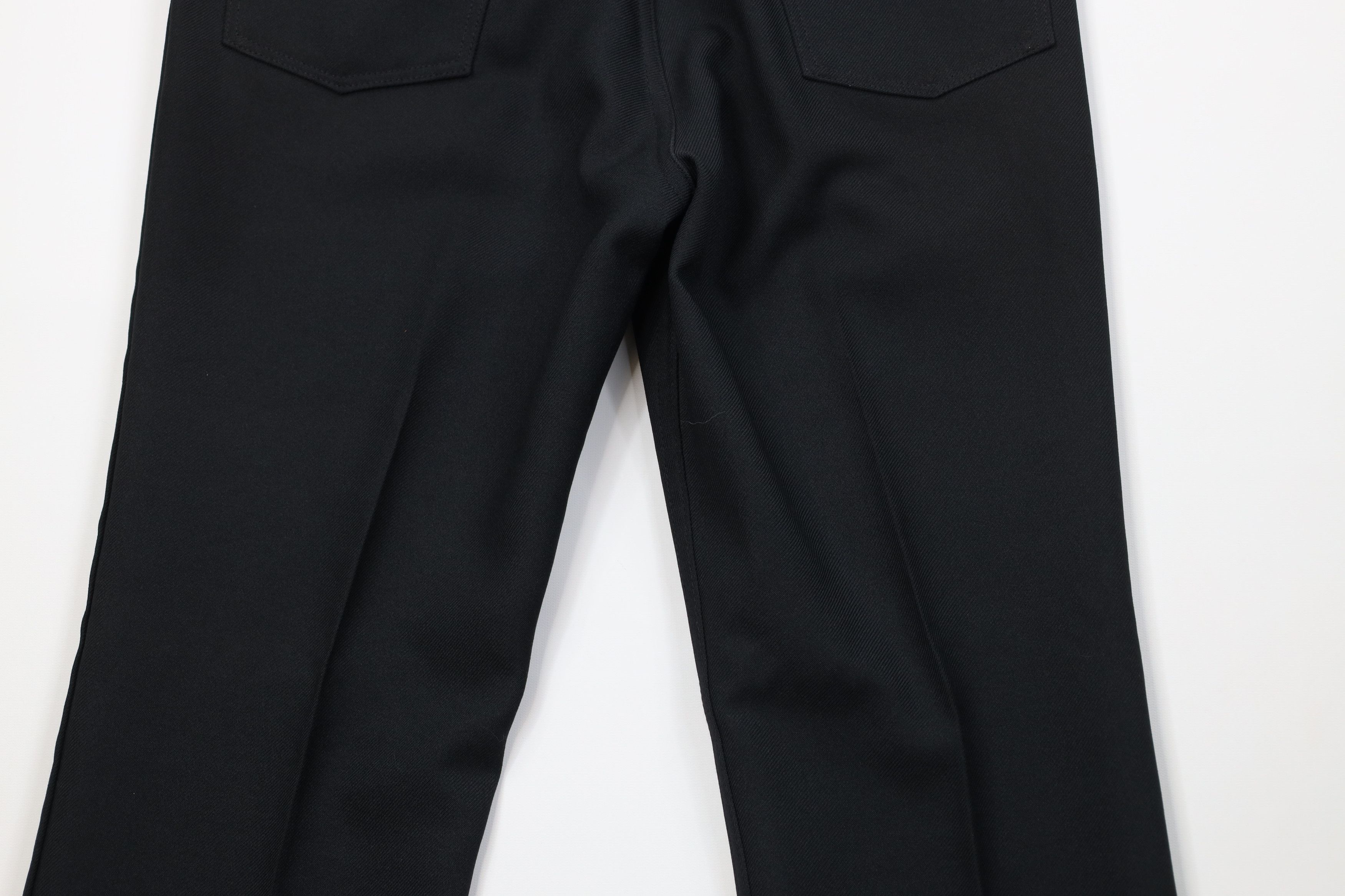 Wrangler Vintage 70s Wrangler Flared Wide Leg Chino Pants Black USA Size US 34 / EU 50 - 10 Thumbnail