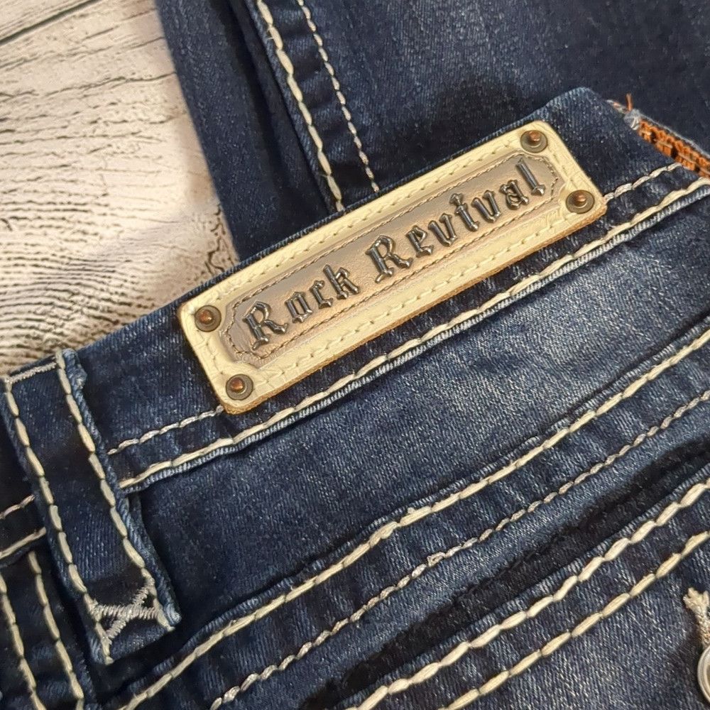 Rock Revival Rock revival leni east boot jeans size 30 Size 30" / US 8 / IT 44 - 8 Thumbnail