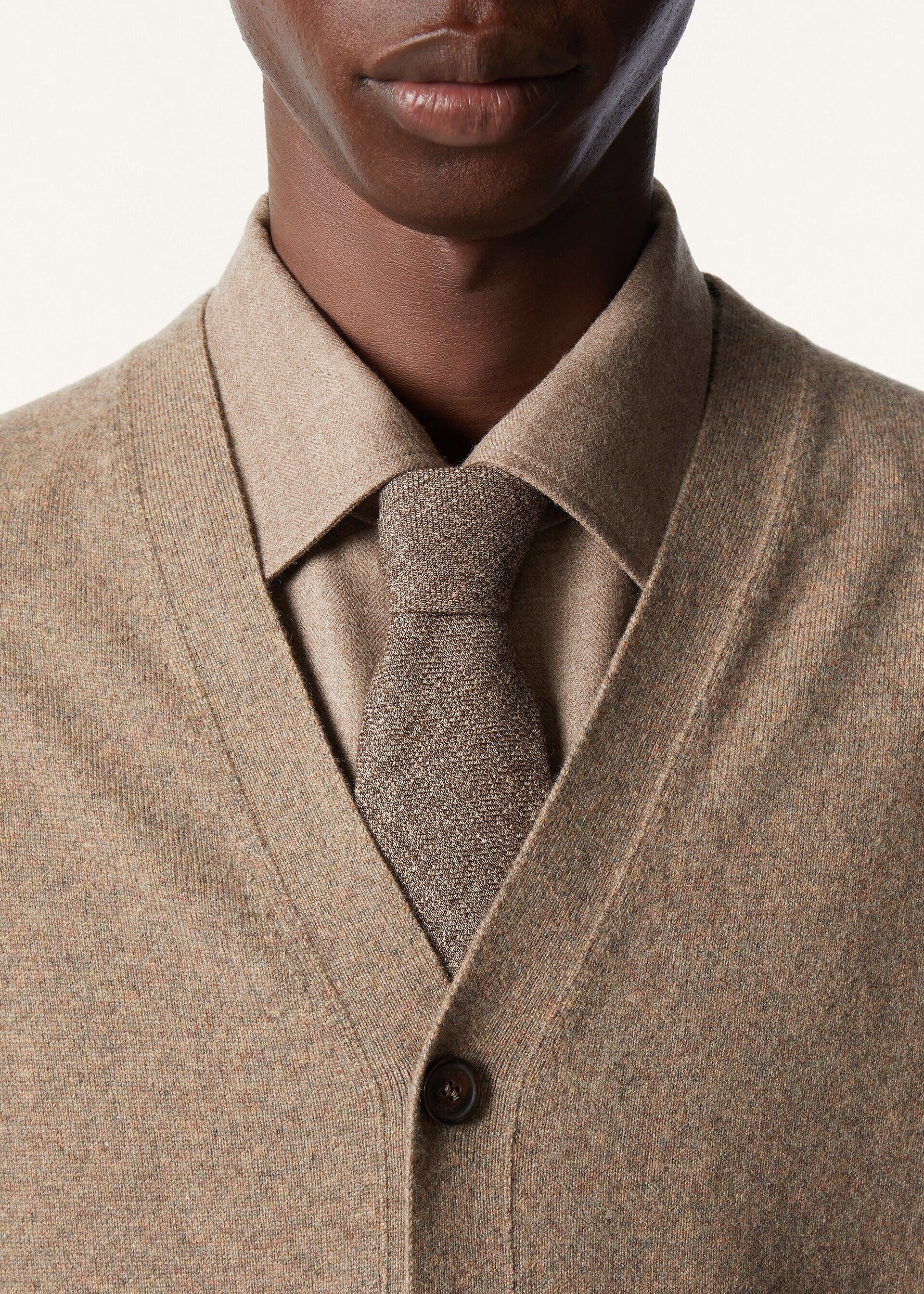 Loro Piana os11x0426 FAR0511 Size: OS / Yale Tie in Cronfield Brown Size ONE SIZE - 3 Thumbnail