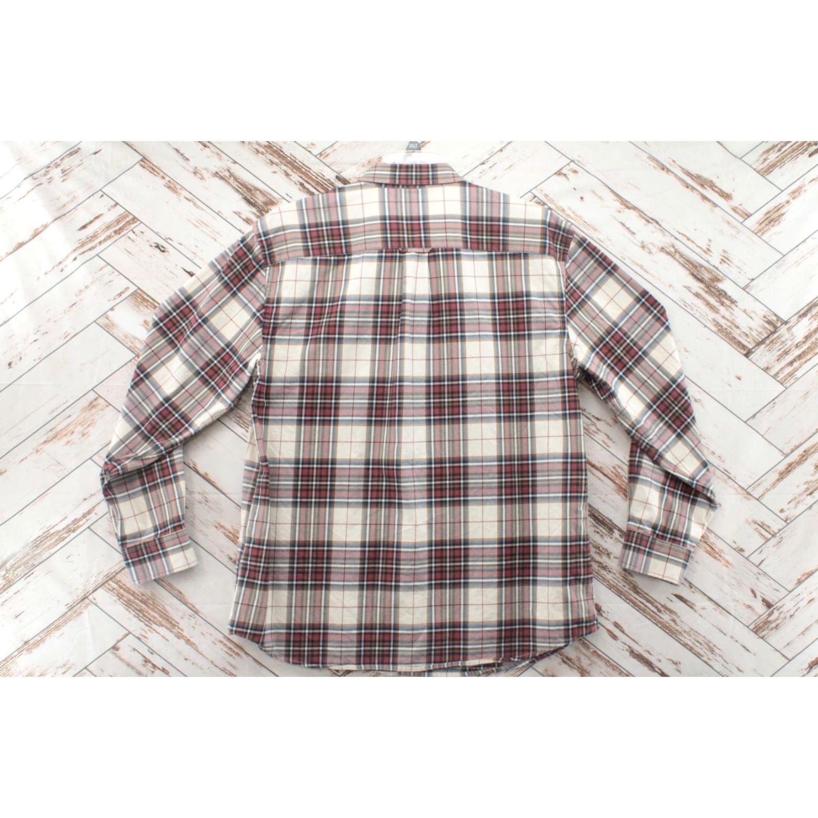 Orvis Orvis Men’s XL Multi Color Plaid Button-Down Long Sleeve Heavy Cotton Shirt Size US XL / EU 56 / 4 - 2 Thumbnail
