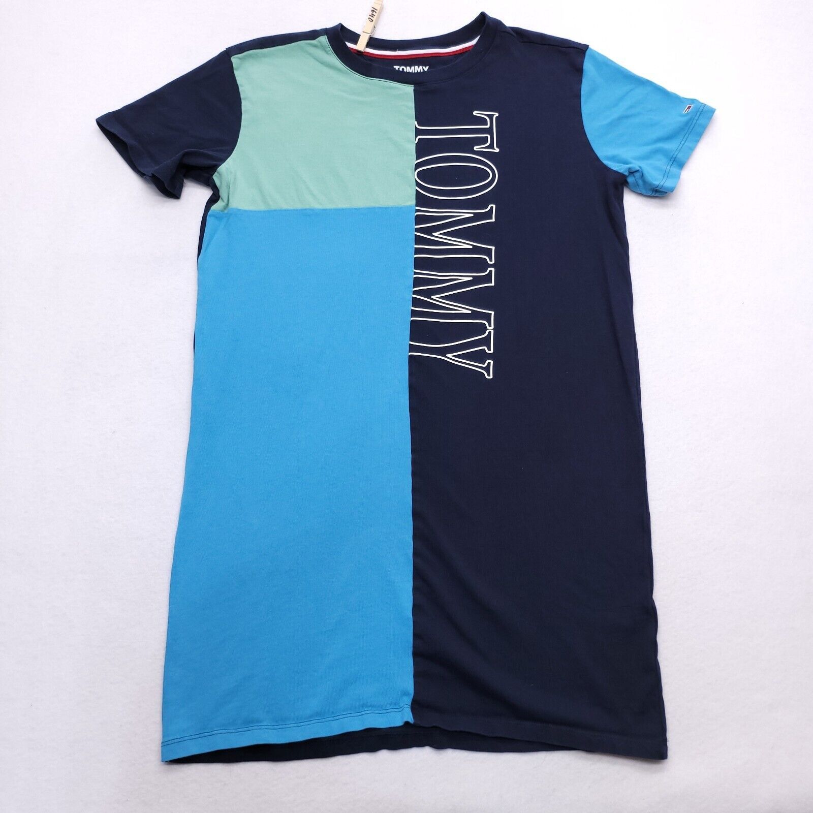 Tommy Hilfiger Tommy Jeans Causal Pullover T Shirt Womens Size Medium Blue Size M / US 6-8 / IT 42-44 - 2 Thumbnail