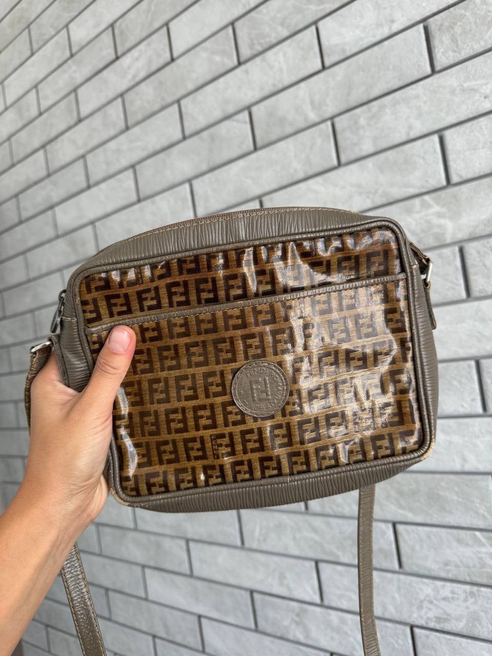 Fendi × Vintage Vintage 70s 80s fendi zucca monogram messenger bag Size ONE SIZE - 9 Thumbnail