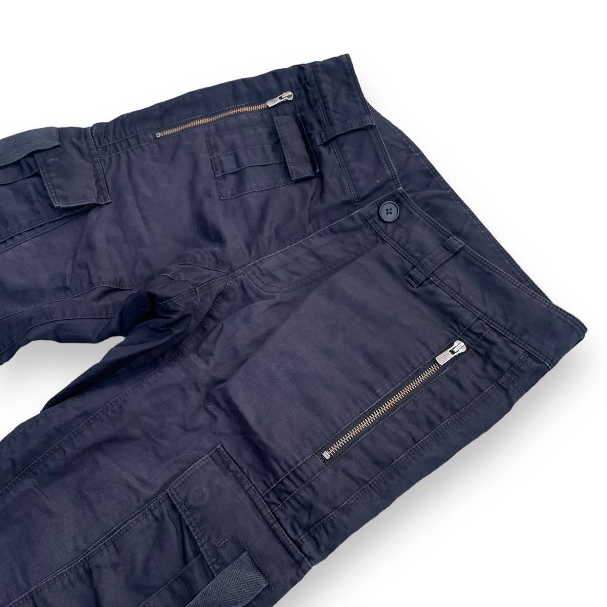Black Barrett NEIL BARRET BY BLACK BARETT 7 POCKETS UTILITY CARGO PANTS Size US 31 - 5 Thumbnail