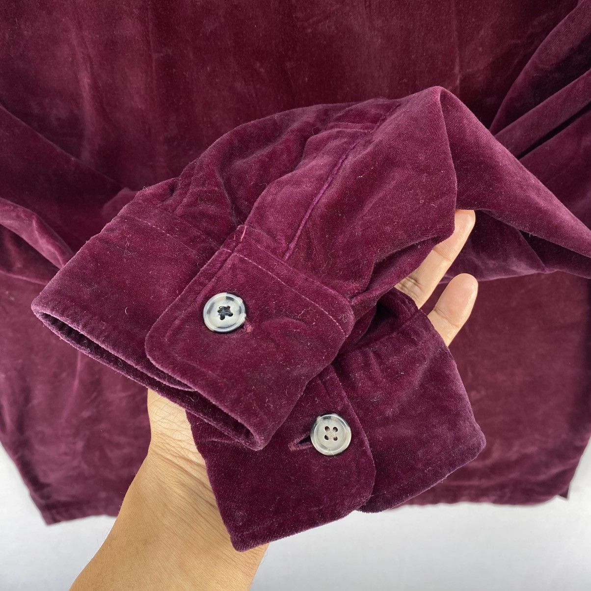 Beverly Hills Polo Club Vintage Beverly Hills Club Velvet Flannel Zipper Jacket Size US M / EU 48-50 / 2 - 9 Thumbnail