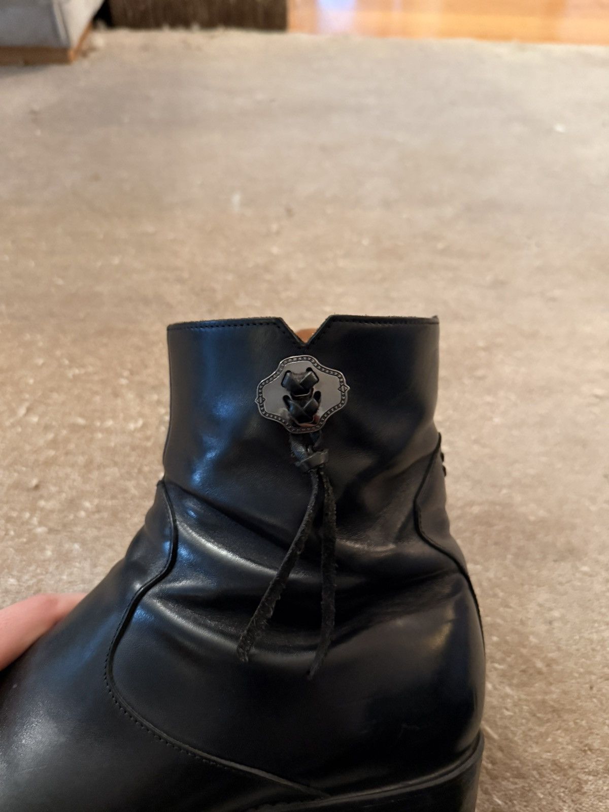 John Varvatos Black leather John Varvatos boots Size US 10.5 / EU 43-44 - 8 Thumbnail