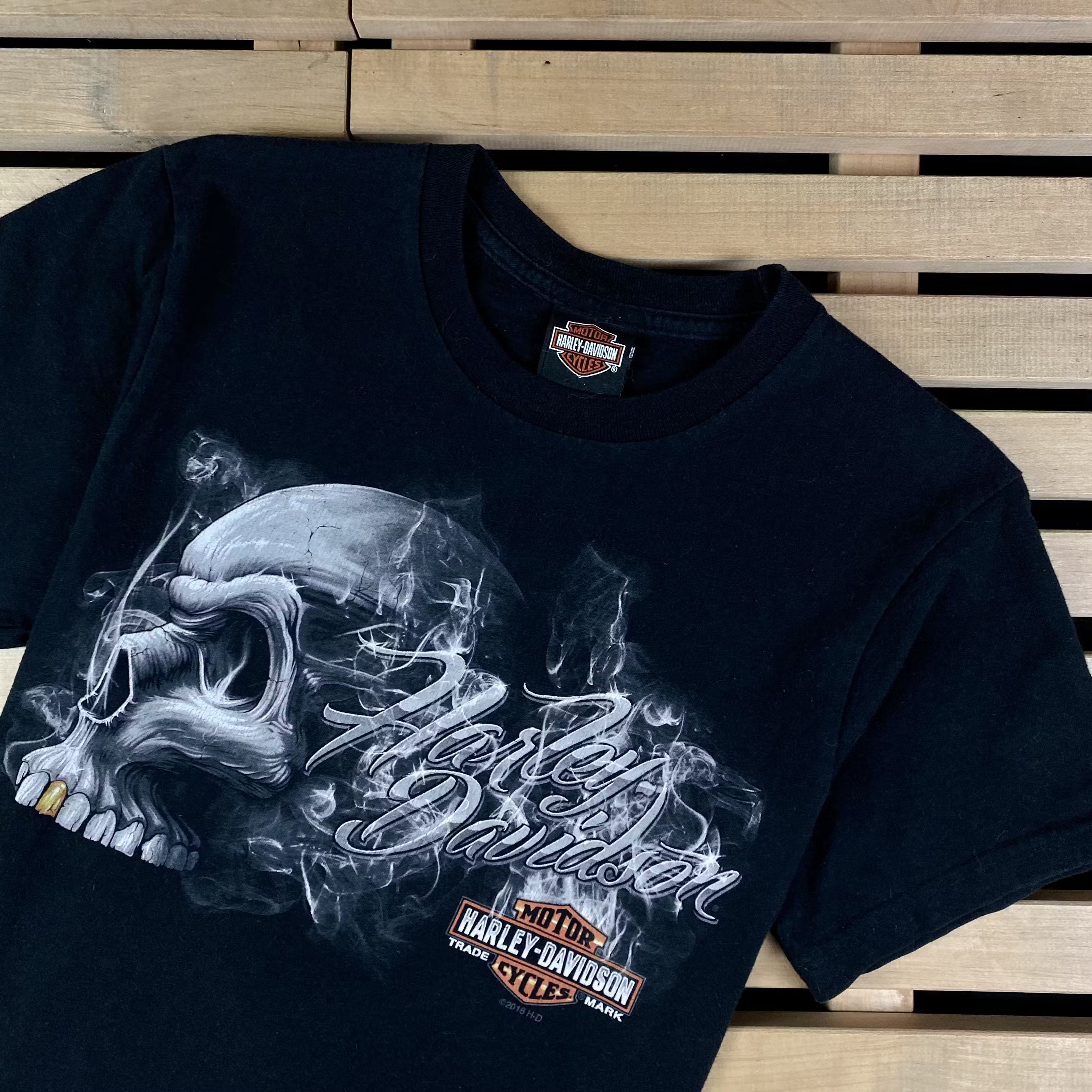 Band Tees × Harley Davidson × Vintage Mens Vintage T Shirt Harley Davidson Size S Size US S / EU 44-46 / 1 - 2 Thumbnail