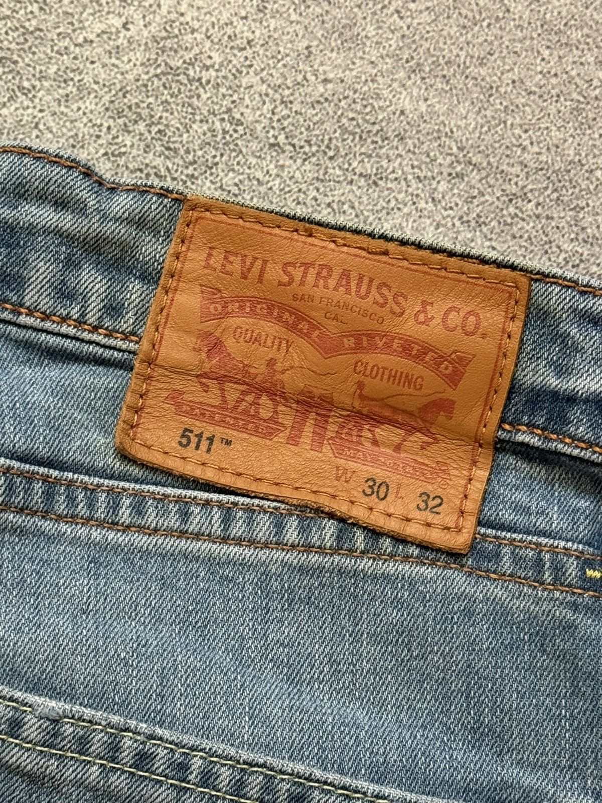 Levi's × Vintage Levi’s 511 30/32 blue denim pant trouser Jean chino Size US 30 / EU 46 - 6 Thumbnail