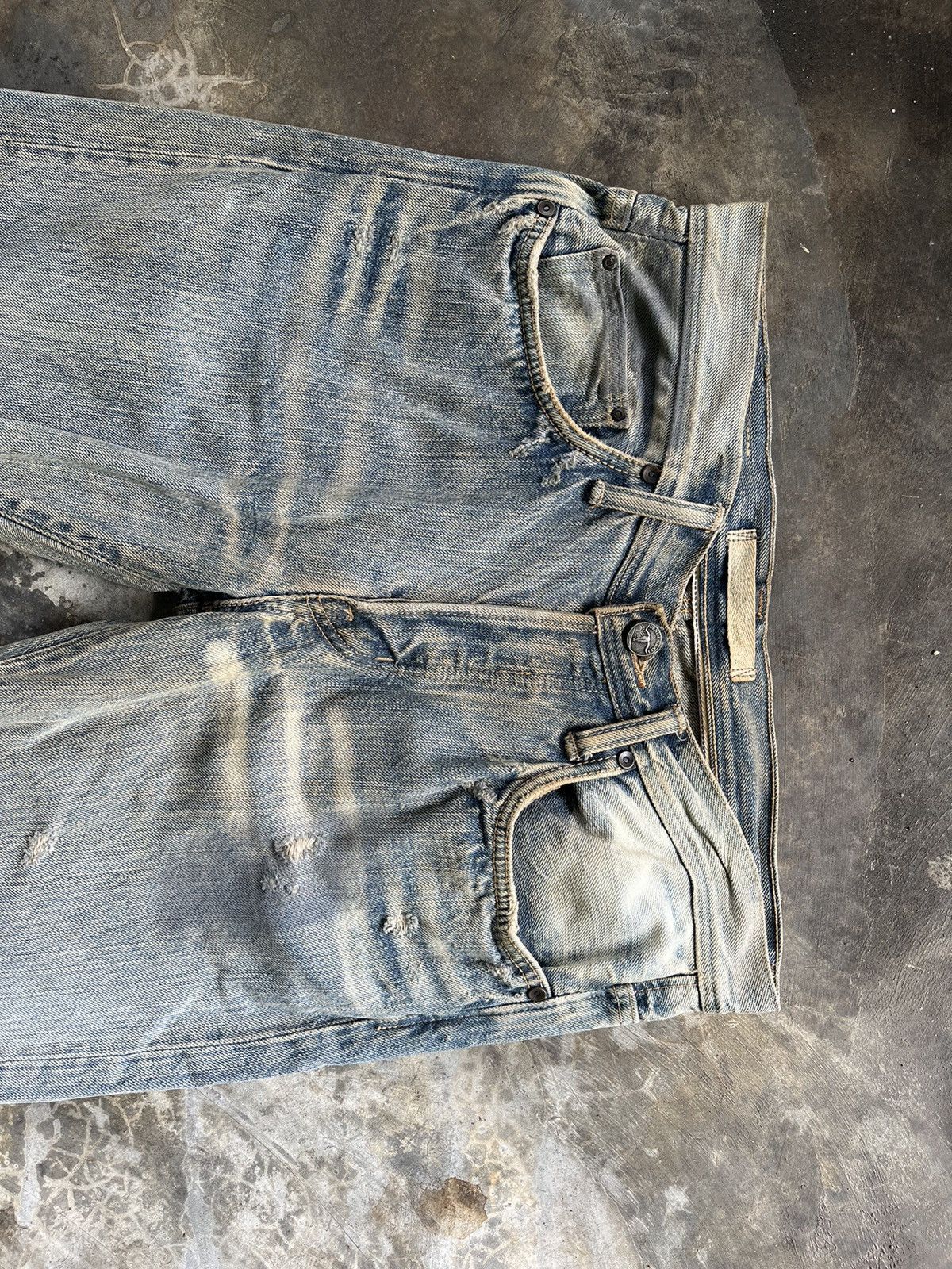 Hysteric Glamour × Vintage Distressed Denim Craft Size US 33 - 4 Thumbnail