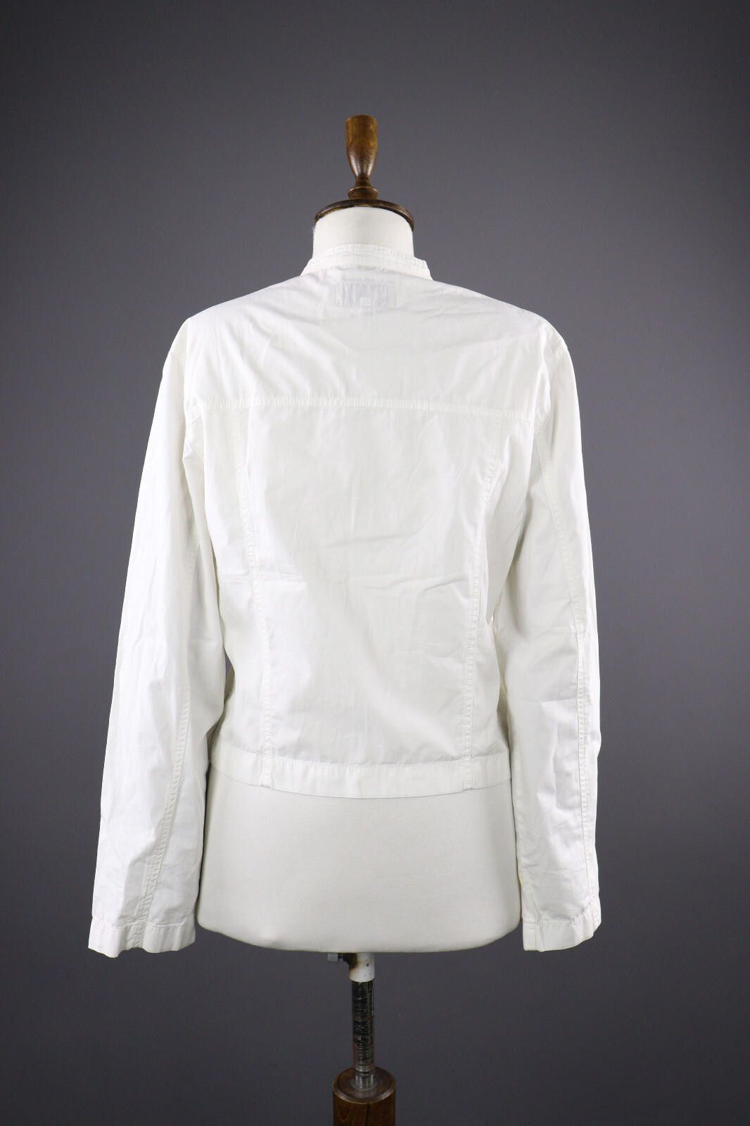 Designer Ladies Armani Jeans Cropped Bomber Jacket Size USA 10 Size L / US 10 / IT 46 - 4 Thumbnail