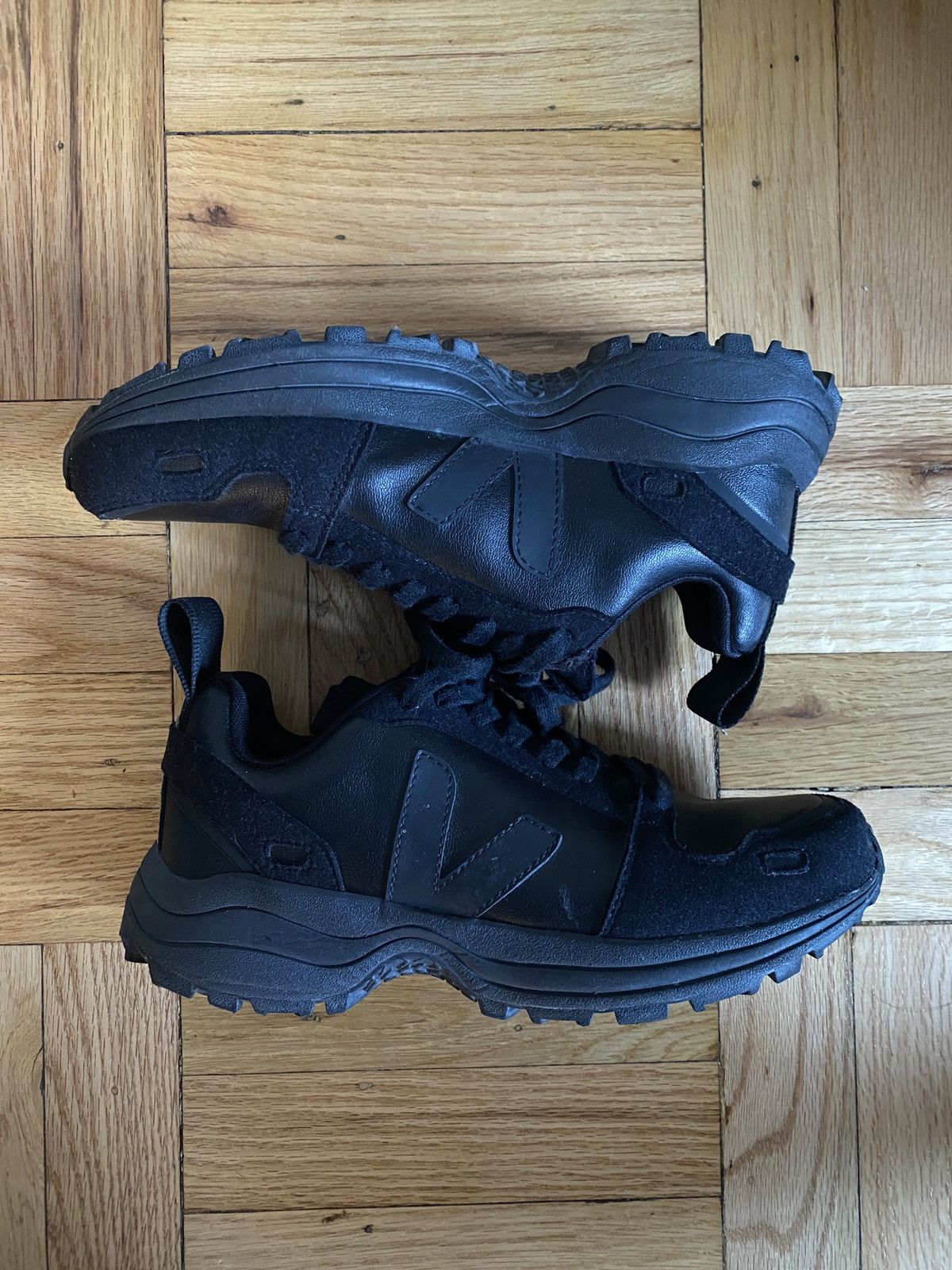 image of Rick Owens Veja Hiking Sneakers Black 40, Men's (Size 7)