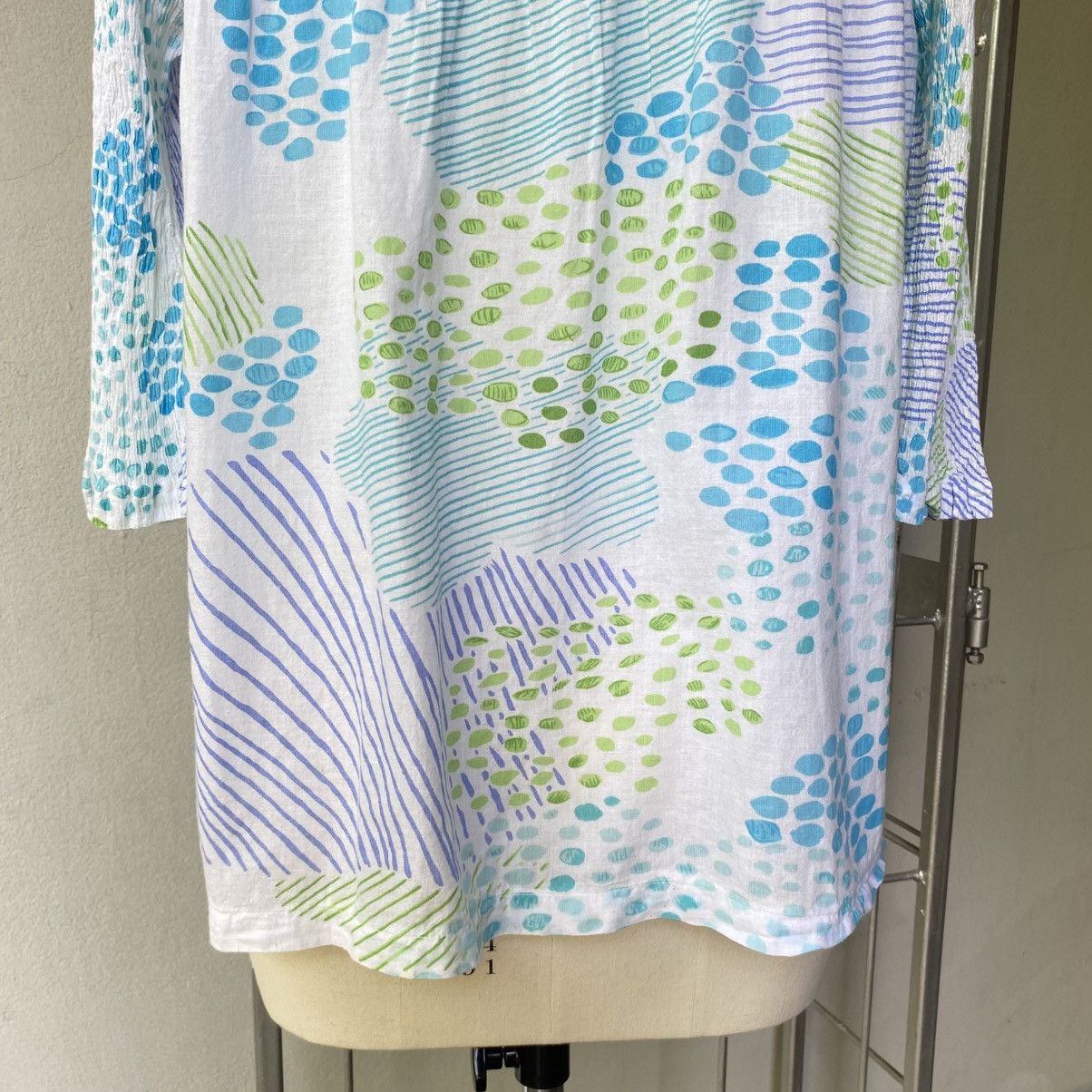 Tsumori Chisato Tsumori Chisato Meadow Bloom Pleated Shirt Size XS / US 0-2 / IT 36-38 - 14 Thumbnail