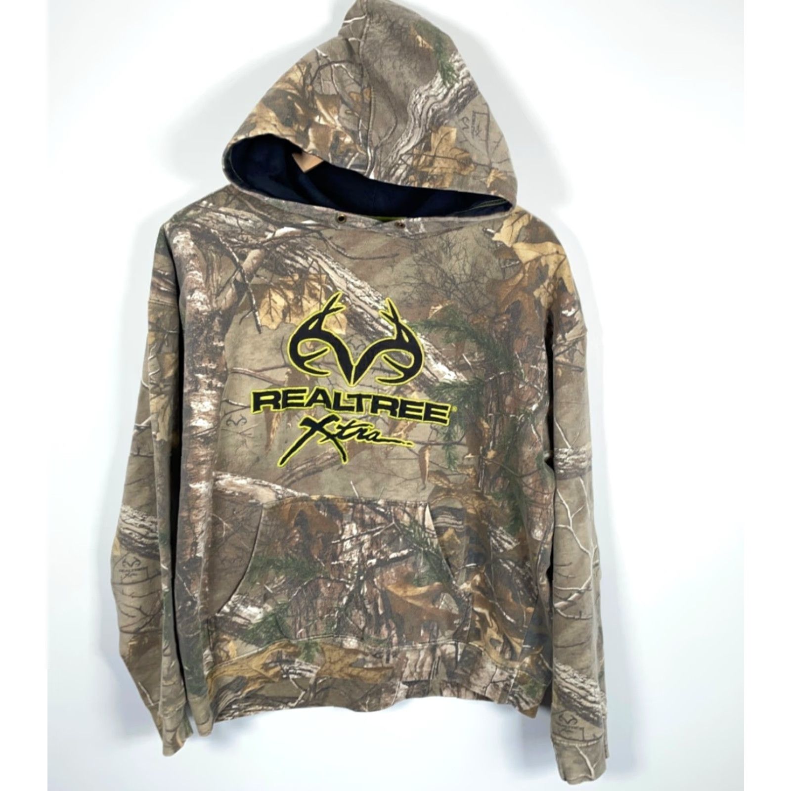 Realtree **Realtree Xtra Camo Hoodie Adult Large Green Fleece Pullover** User: **Realtree Xtra Camo Adult Large Green Hoodie Fleece Pullover** Size US L / EU 52-54 / 3 - 2 Thumbnail