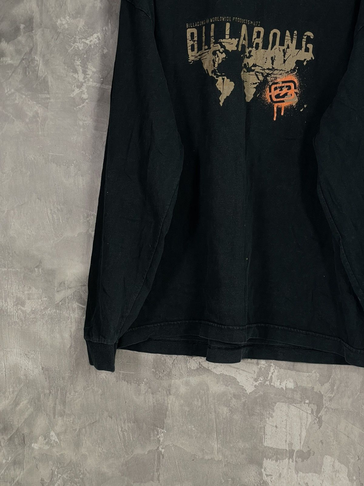 Billabong × Vintage BILLABONG Vintage Sweatshirt Y2k Style Overprint Longsleeve Size US L / EU 52-54 / 3 - 5 Thumbnail