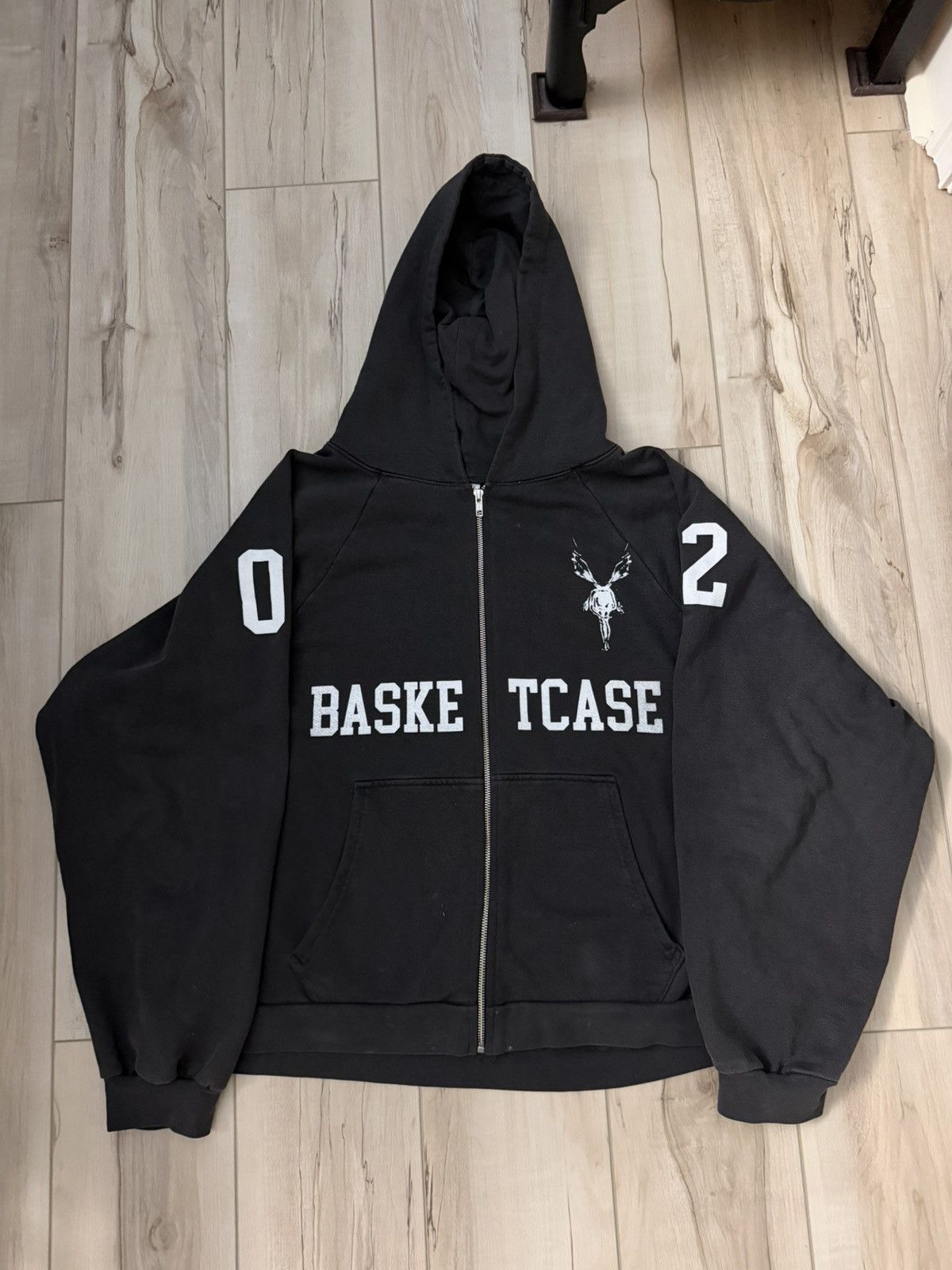 basketcase gallery Basketcase Gallery SCAR Zip Up Hoodie | Grailed