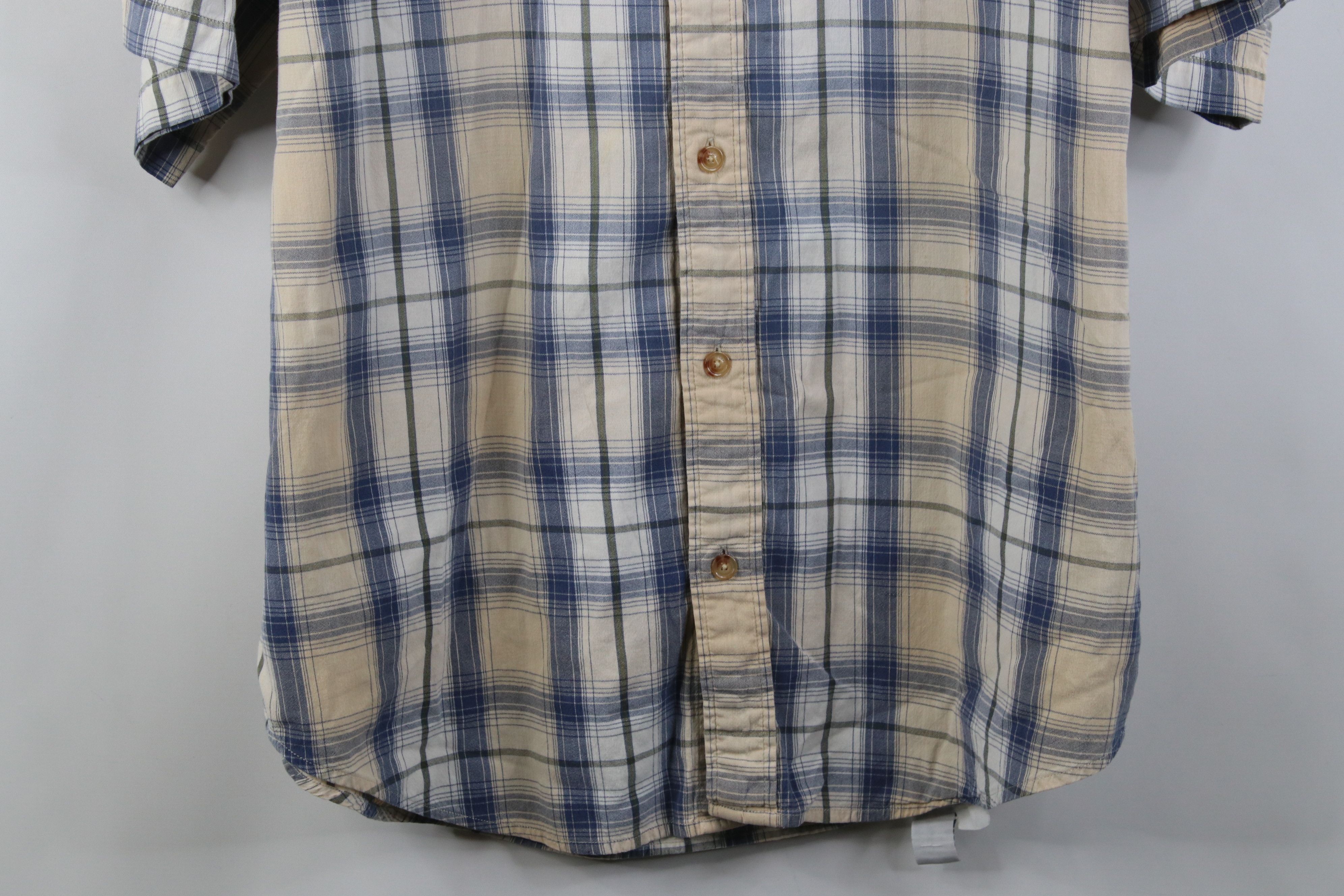 Orvis Vintage 90s Orvis Madras Short Sleeve Button Down Shirt Size US L / EU 52-54 / 3 - 3 Thumbnail