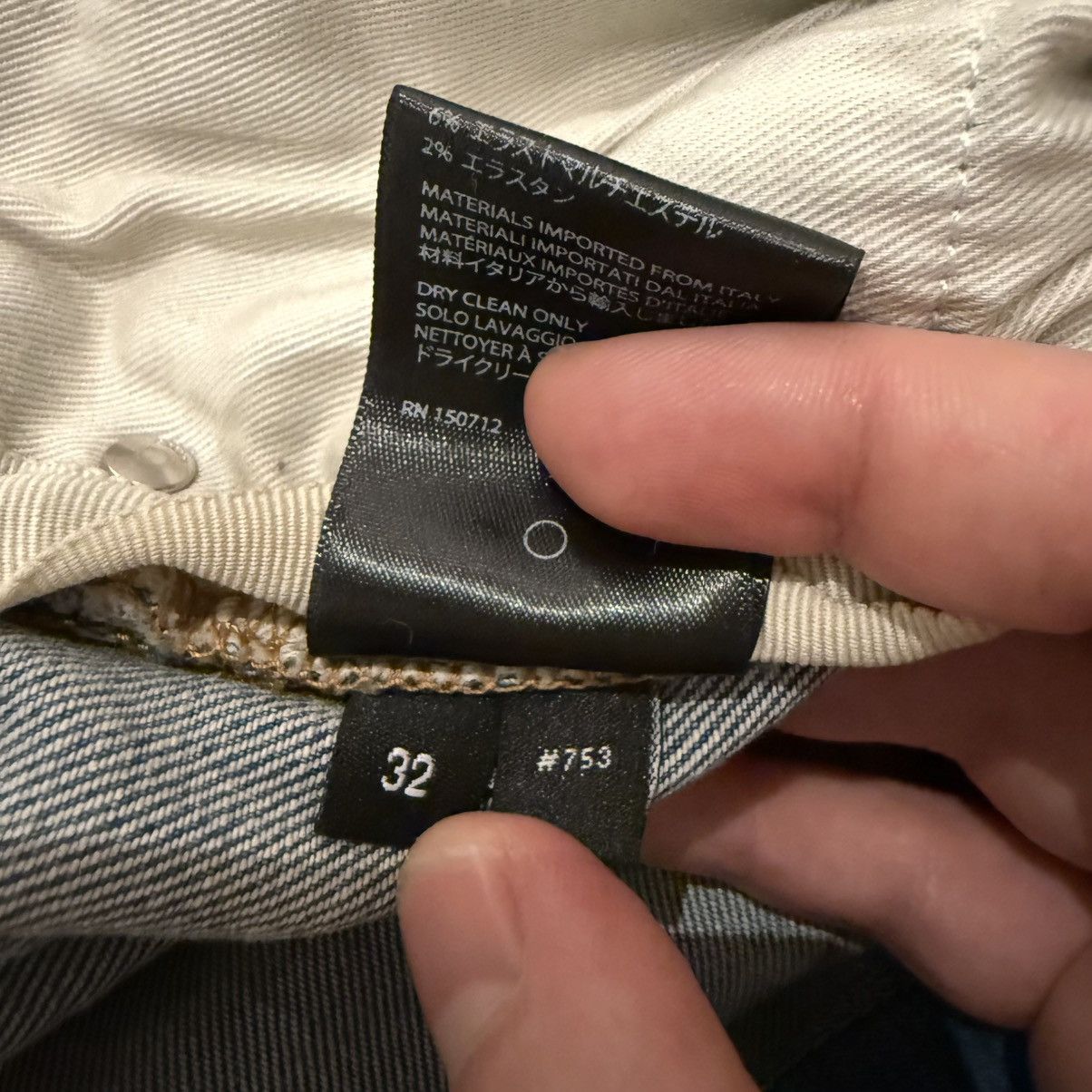Amiri Amiri Clay blue denim jeans size 32 indigo bandana Size US 32 / EU 48 - 9 Thumbnail