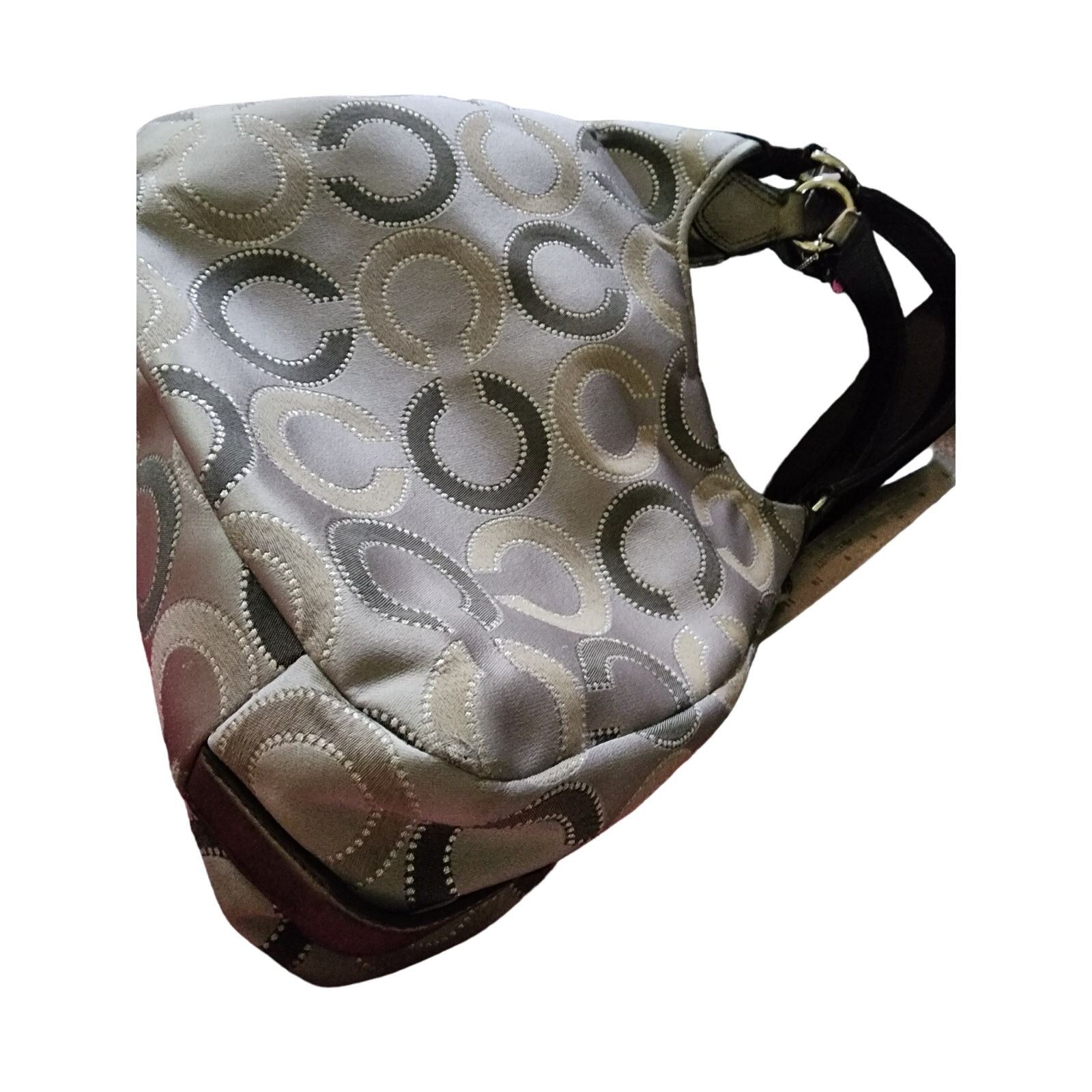 Coach Coach Madison Maggie Hobo Bag Gunmetal gray leather wallet Size ONE SIZE - 15 Thumbnail
