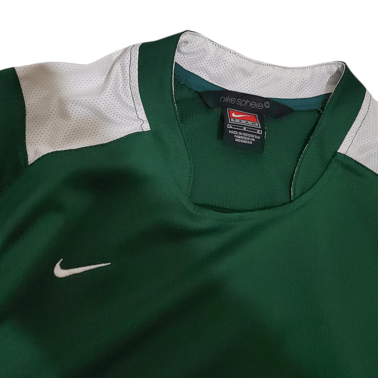 Nike Y2K Nike Jersey Green/White Size US XL / EU 56 / 4 - 3 Thumbnail