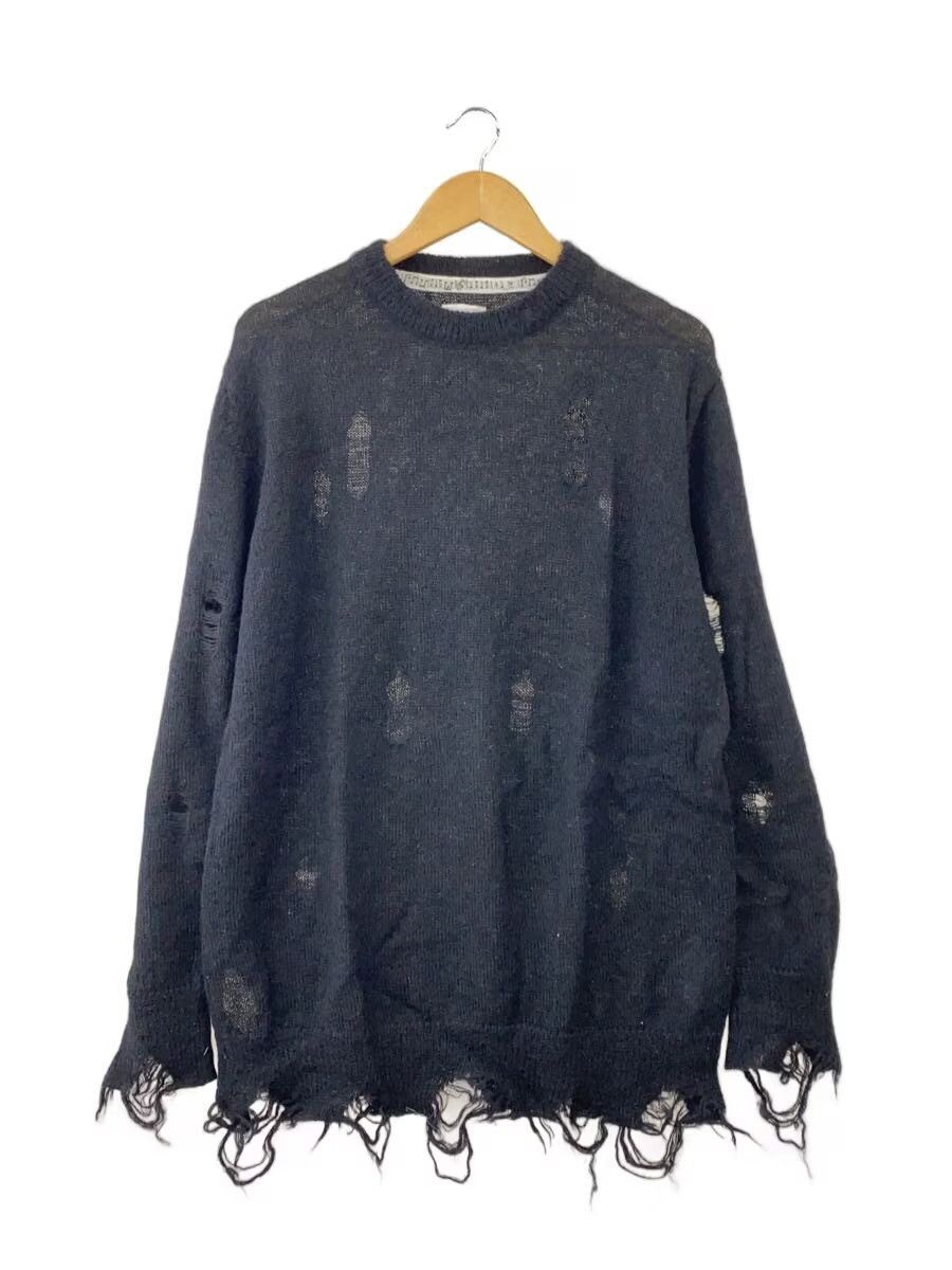 Number (N)ine Number nine WOOL ALPACA RIPPED KNIT CARDIGAN size 2