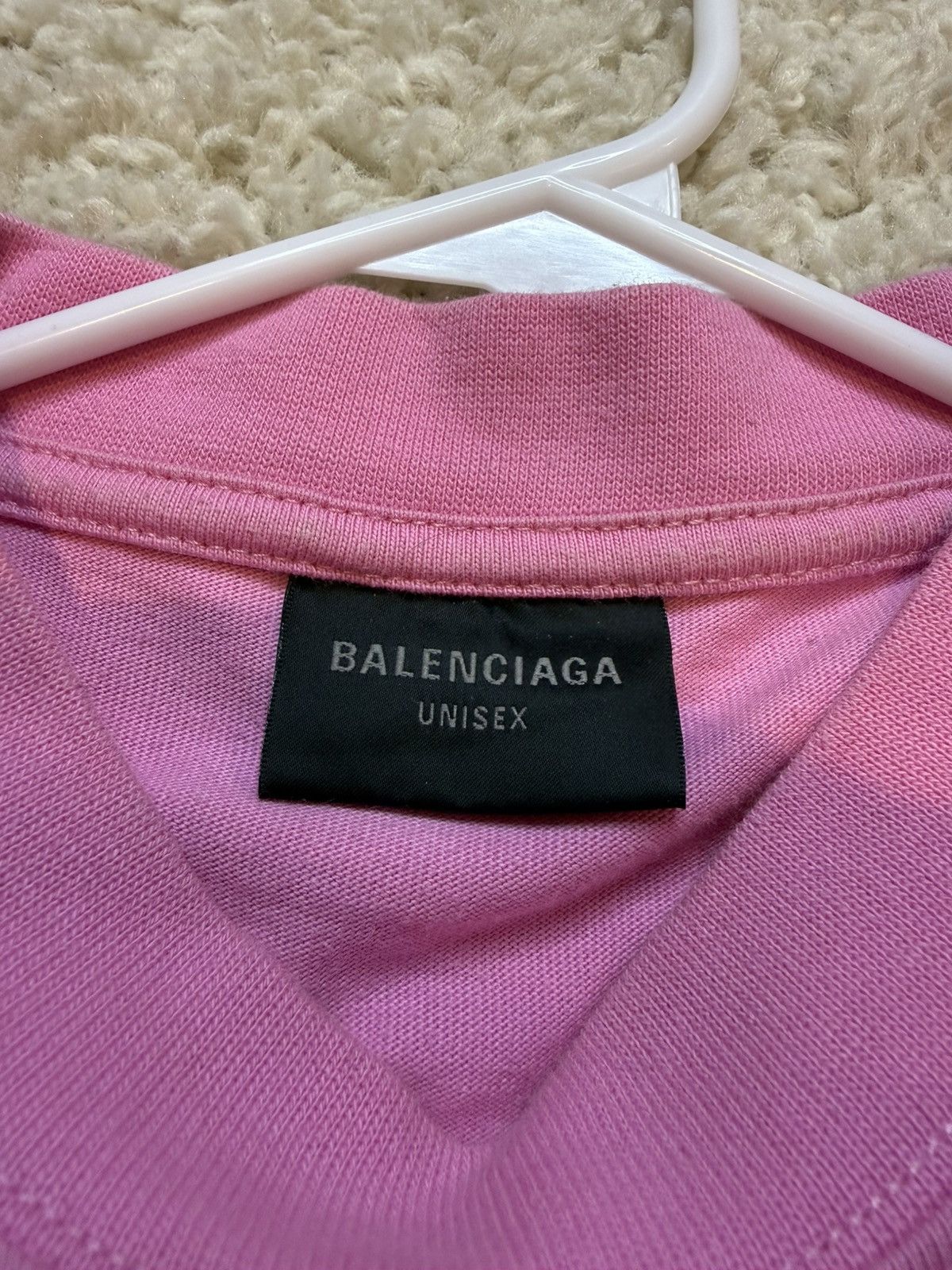 Balenciaga Balenciaga Off Shore Pink Oversized Tshirt Size US M / EU 48-50 / 2 - 5 Thumbnail