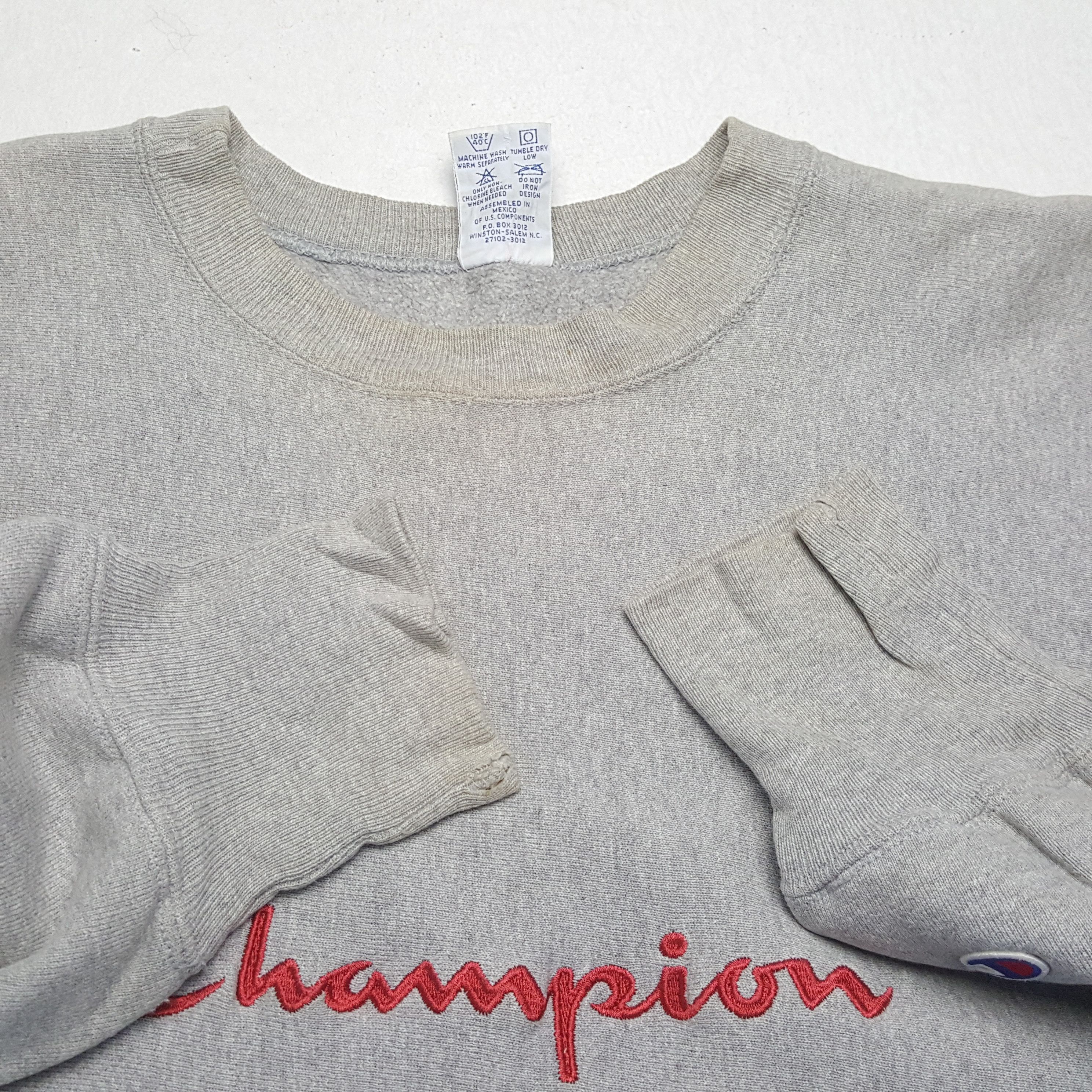 Champion × Vintage CHAMPION Center Spellout Design Streetwear Sweatshirt Size US L / EU 52-54 / 3 - 8 Thumbnail