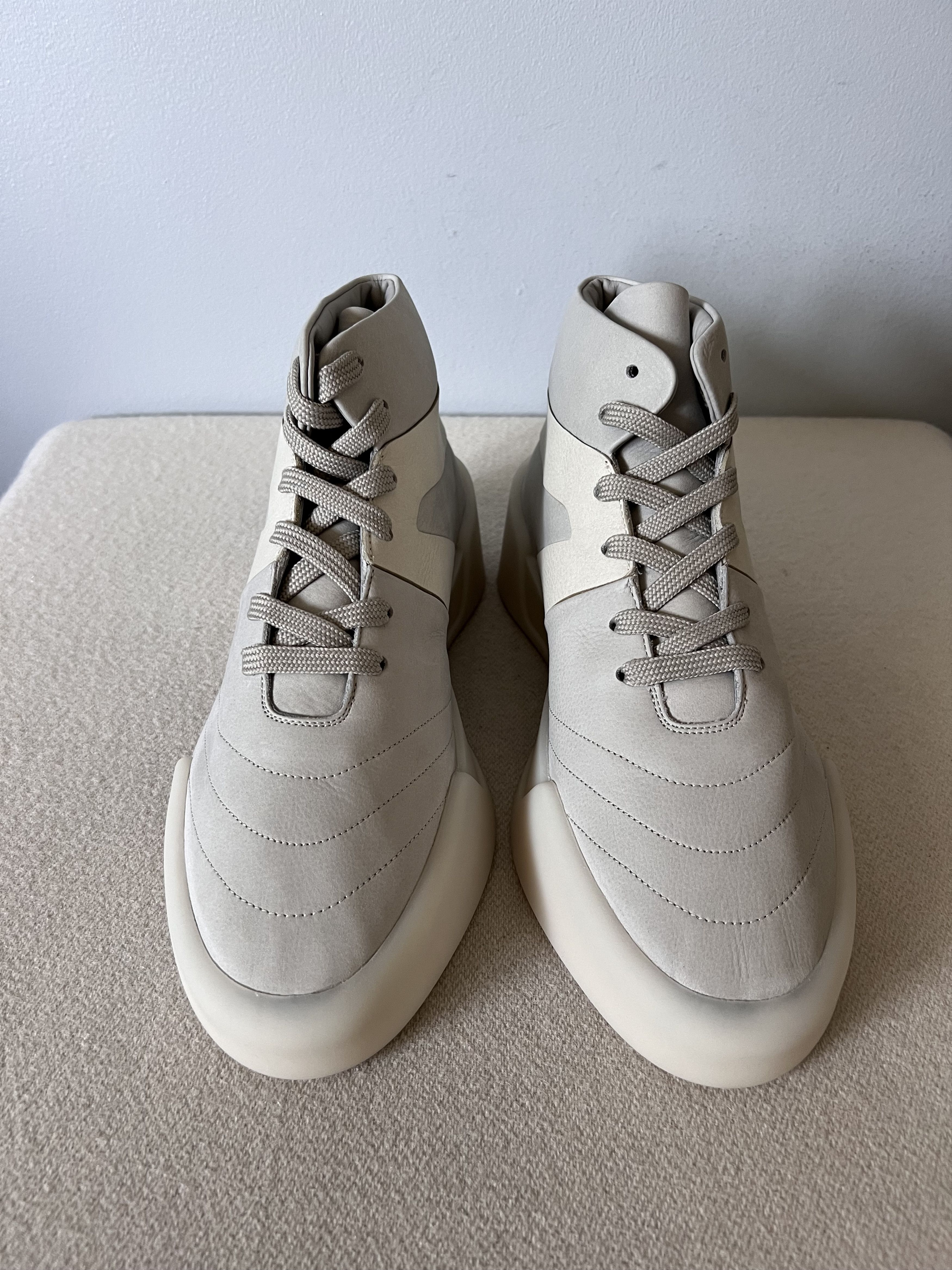 Fear of God Fear of God Basketball High Top Sneakers in Light Gray Size US 12 / EU 45 - 4 Thumbnail