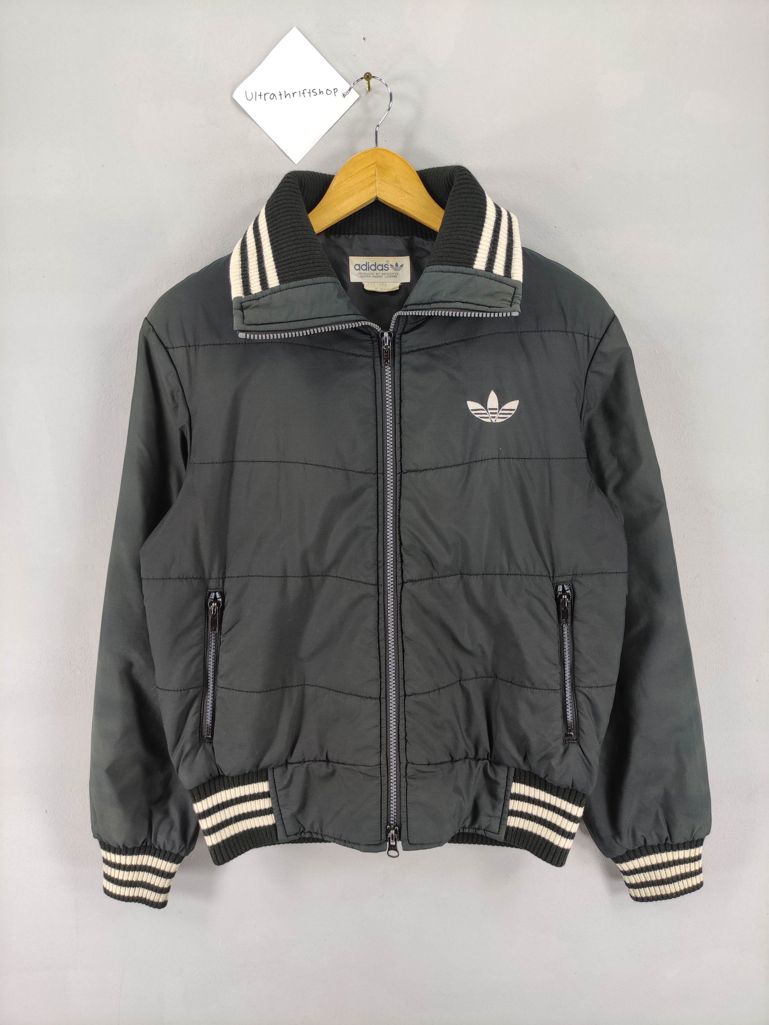 Adidas Vintage 90s Adidas Faded Puffer Jacket Size US M / EU 48-50 / 2 - 1 Thumbnail