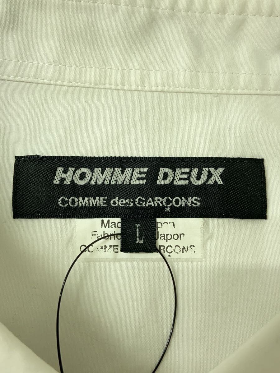 Comme des Garcons × Comme des Garcons Homme Plus Striped Patch Short Sleeve Button Shirt Size US L / EU 52-54 / 3 - 3 Thumbnail