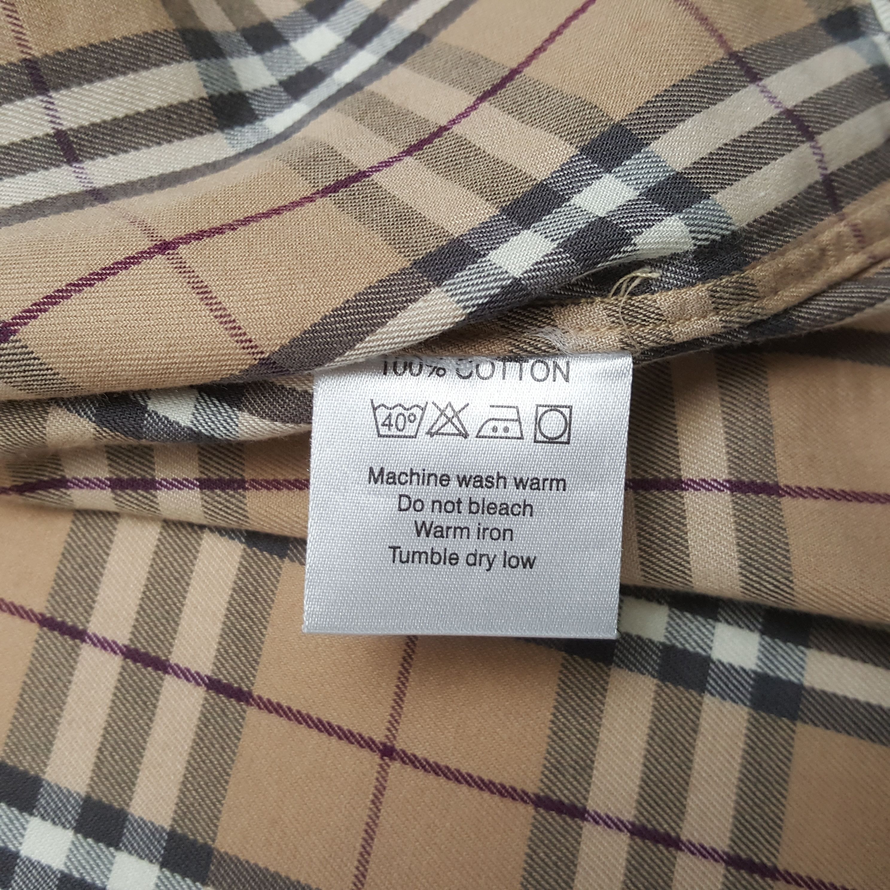 Burberry Vintage Burberry London Nova Check Style Shirt C319N26 Size US M / EU 48-50 / 2 - 7 Thumbnail