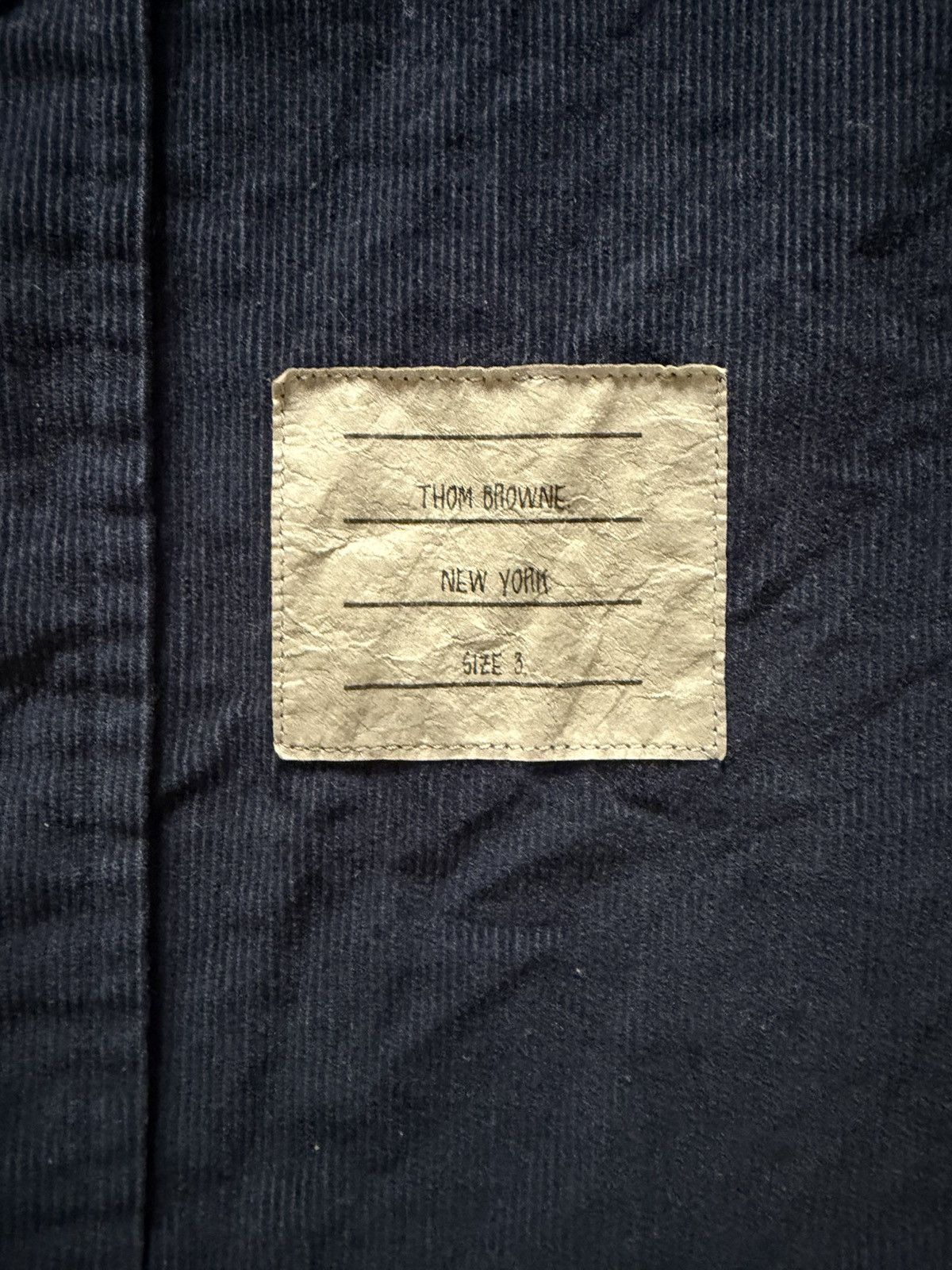 Thom Browne Thom Browne Corduroy Snap Button Shirt size 3 Size US M / EU 48-50 / 2 - 4 Thumbnail