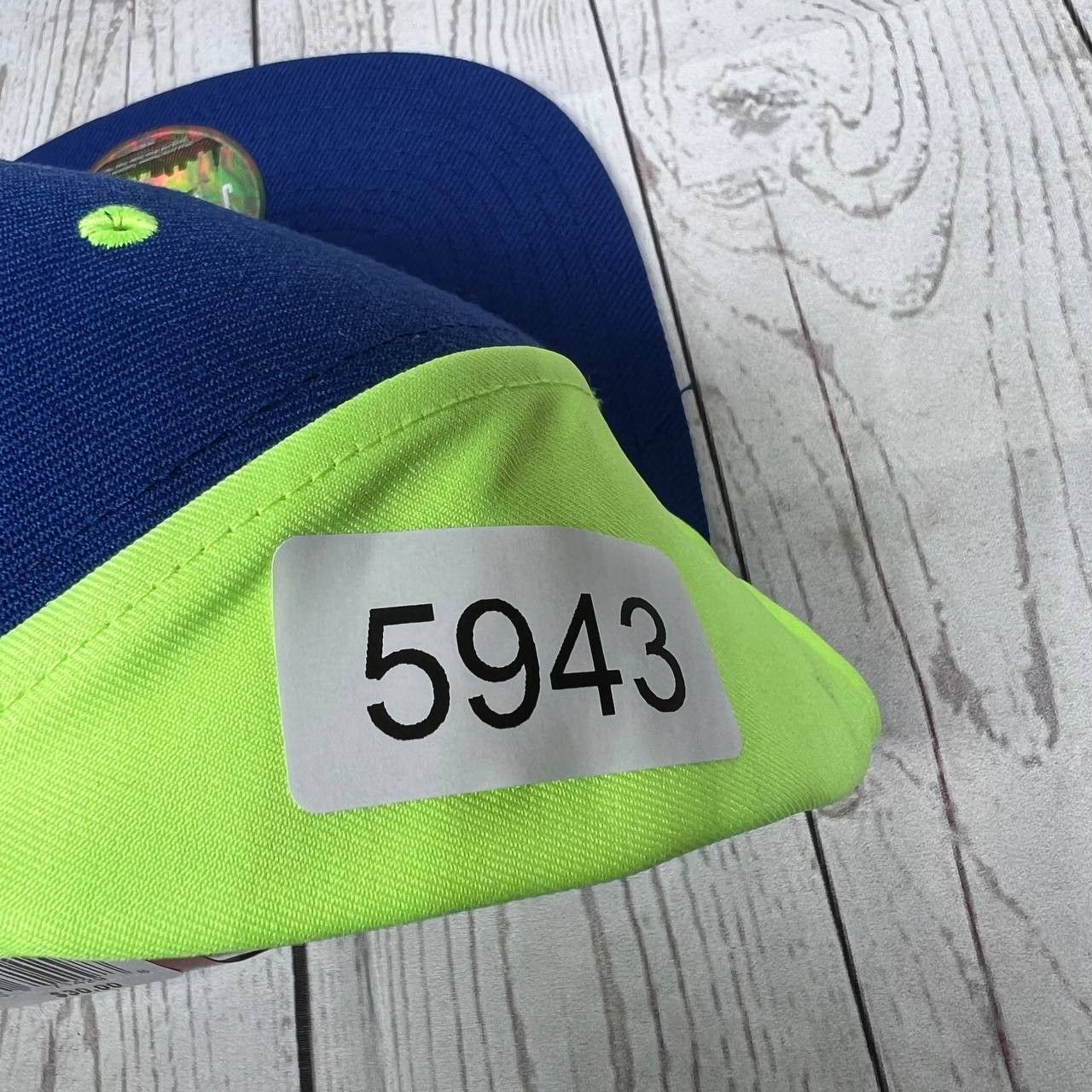 Air Jordan Blue and Lime Jumpman Hat Snapback Cap New Men