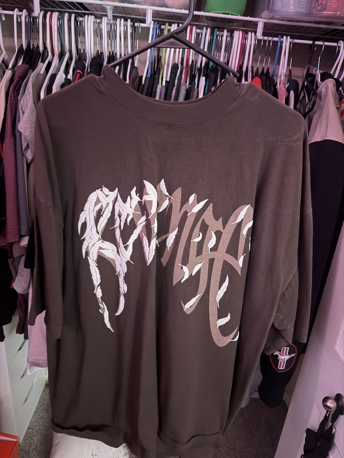 Revenge Revenge 999 Brown Tee Size US XL / EU 56 / 4 - 1 Thumbnail