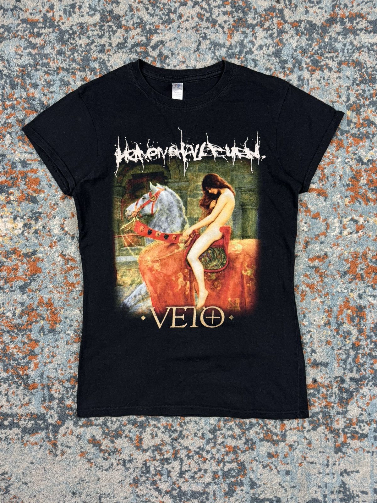 Band Tees × Vintage Vintage y2k Heaven Shall Burn - Veto graphics band tee Size US XS / EU 42 / 0 - 1 Thumbnail