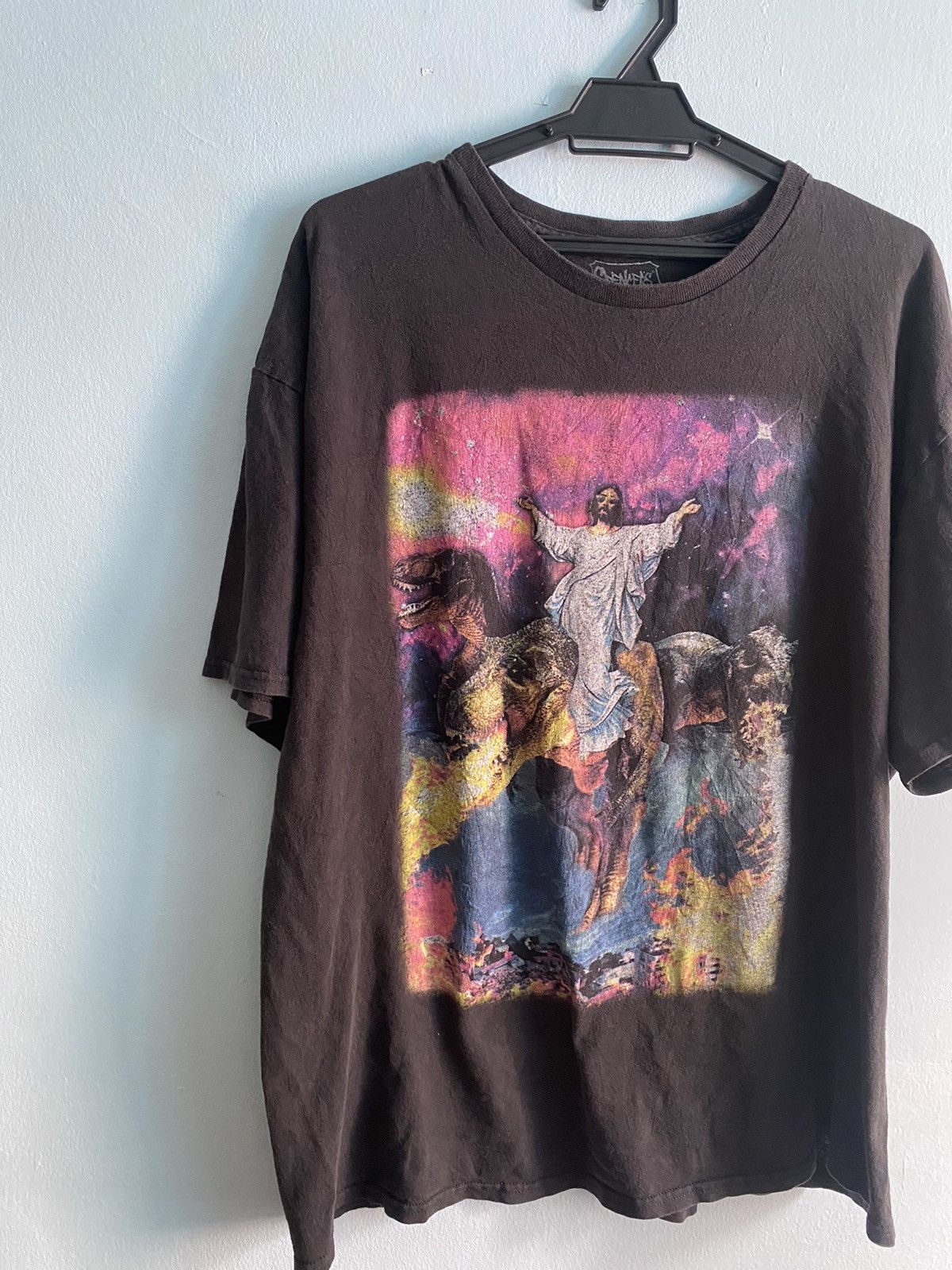 Band Tees × Vintage Y2k Spencers Overprint center Trex Singer🚀 Size US XL / EU 56 / 4 - 5 Thumbnail