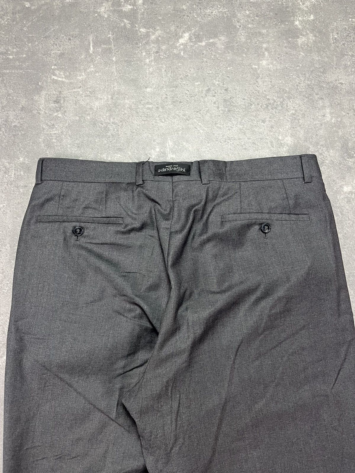 Yves Saint Laurent 90s Yves Saint Laurent YSL Vintage Wool Casual Pants 52 Size US 36 / EU 52 - 11 Thumbnail