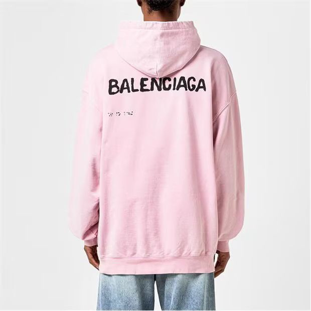 Balenciaga o1g2r1mq0924 Hoodies in Faded Pink Size XS / US 0-2 / IT 36-38 - 5 Thumbnail