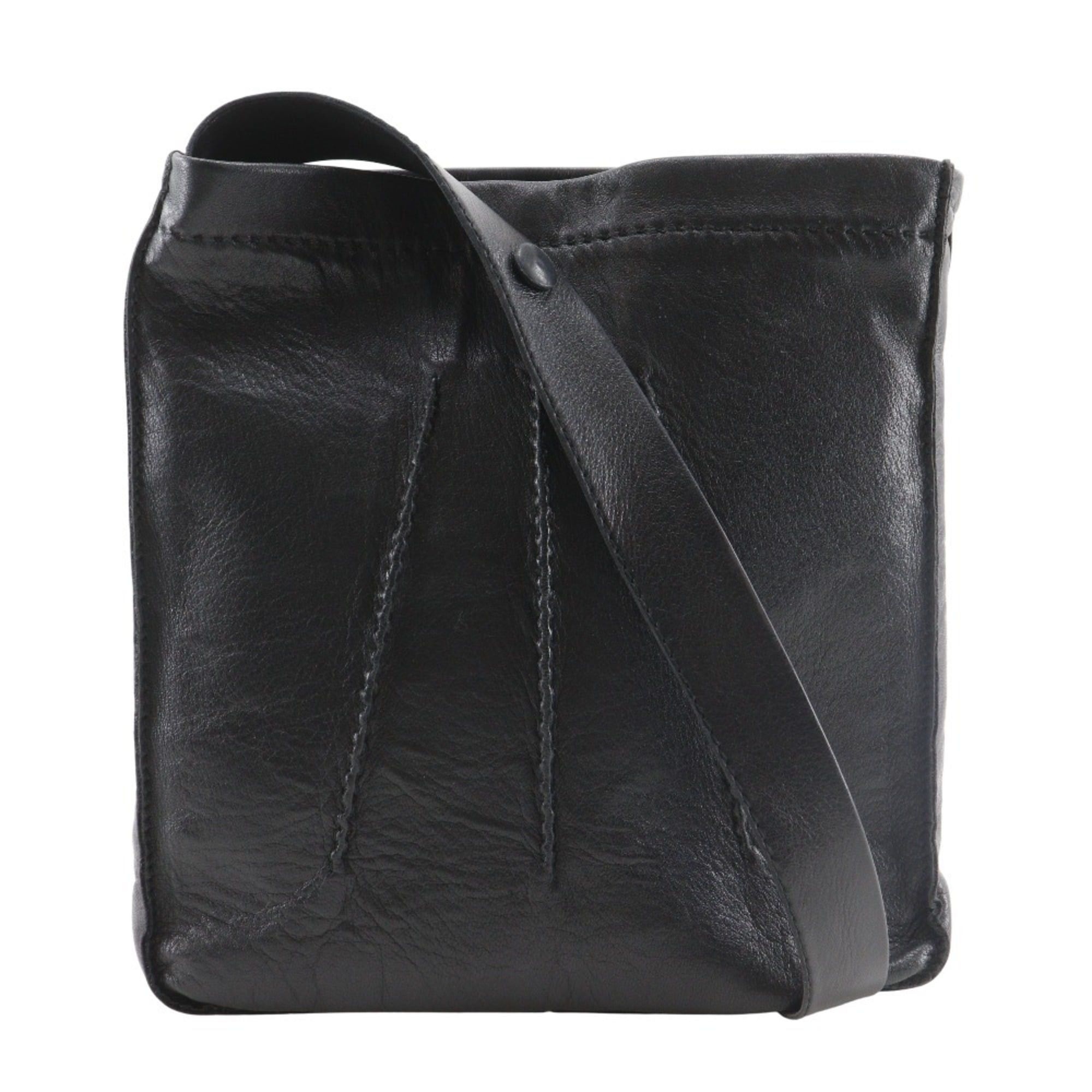 Hermes Hermes Toudu Shoulder Bag, Calfskin, Black, Snap Button, Unisex Size ONE SIZE - 1 Thumbnail