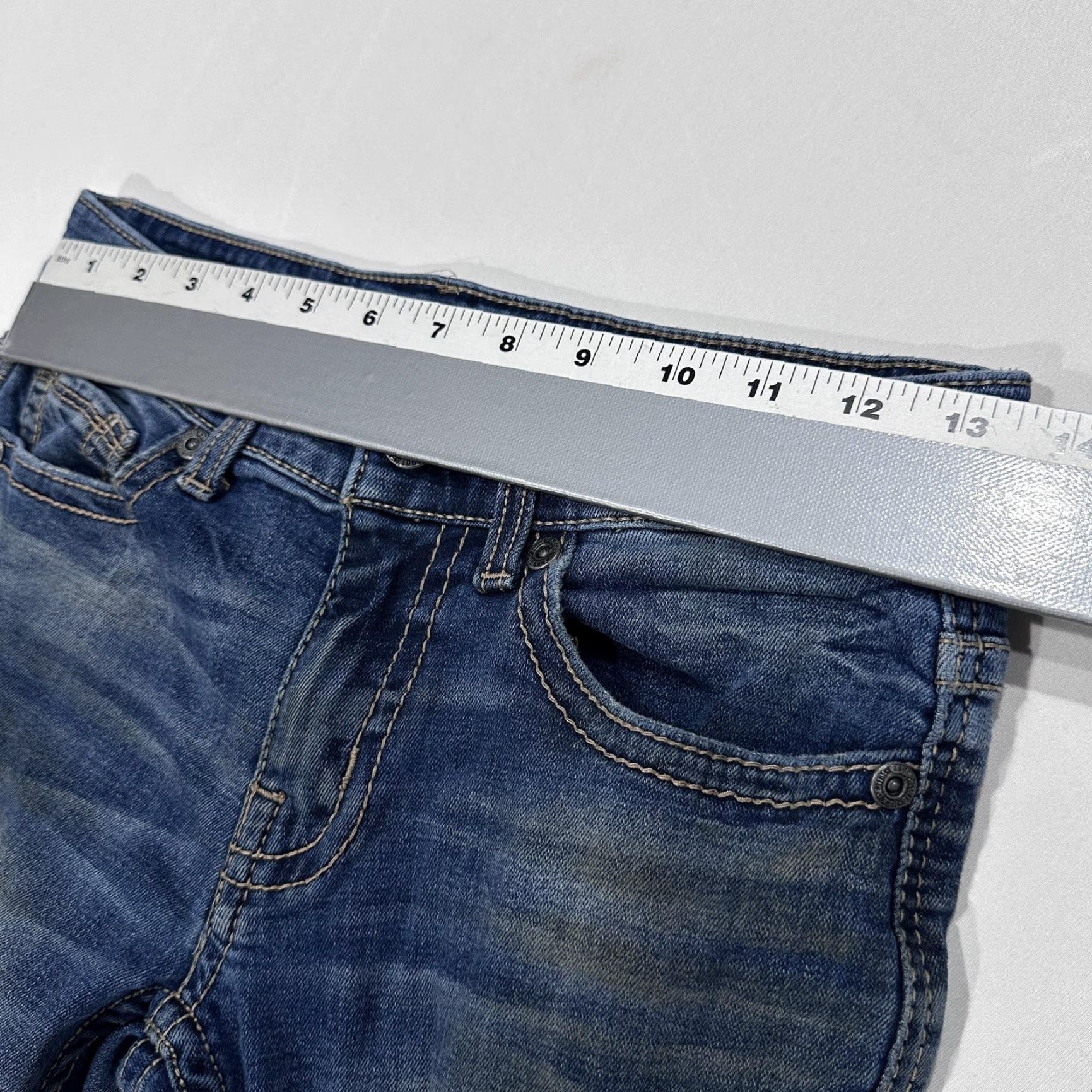BKE BKE Jeans Mens 28x30 Blue Aiden Boot Regular Denim Stretch Medium Wash Size US 28 / EU 44 - 6 Thumbnail