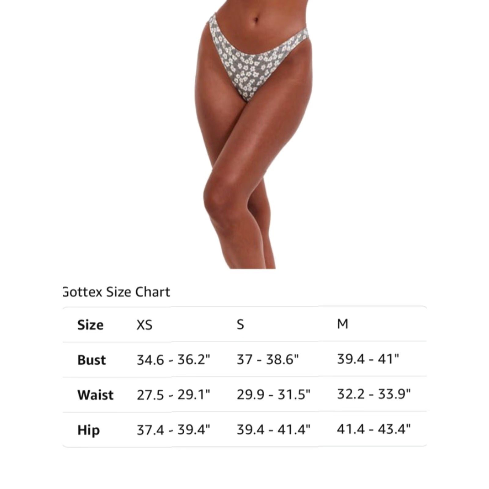 Vintage Profile by Gottex Women's Bikini Bottom - Flirtt Floral Green M, High-Waisted, NWT, Multi Dusk Green, Swim Bottom, Trainer? Size 32" / US 10 / IT 46 - 4 Thumbnail
