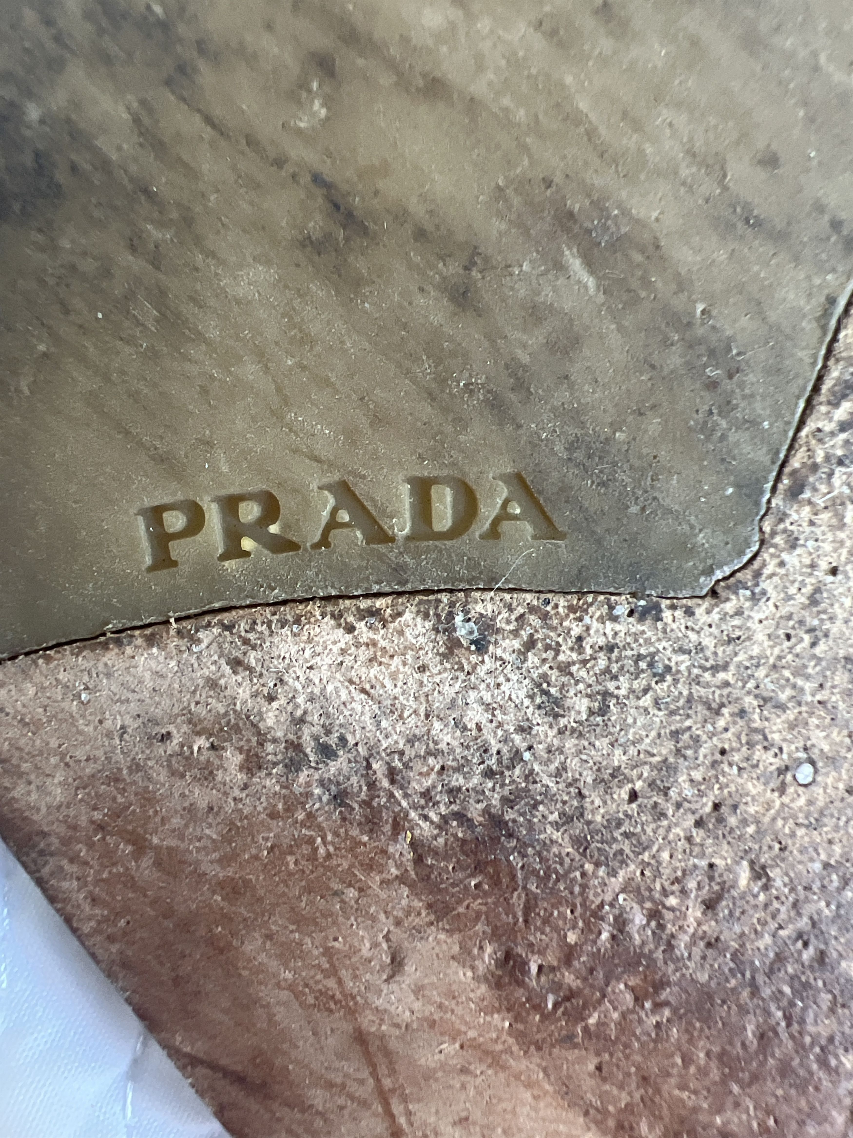 Prada Prada Woman’s Triangle -Logo Leather Slides Size US 8 / IT 38 - 7 Thumbnail
