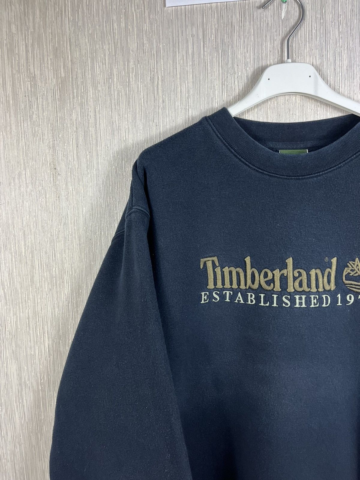 Timberland × Vintage Vintage Timberland y2k big logo embroidered sweatshirt crew Size US M / EU 48-50 / 2 - 6 Thumbnail