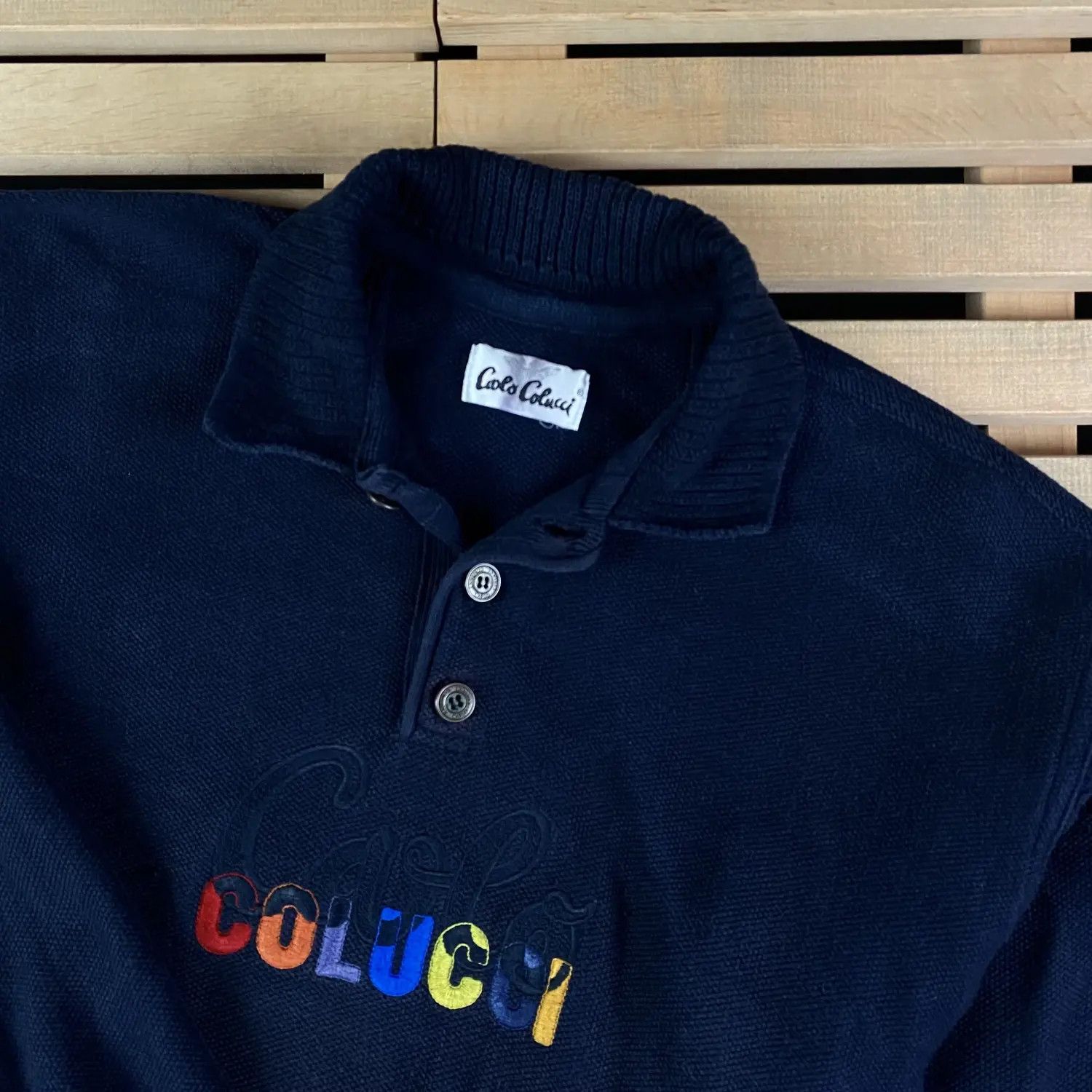 Carlo Colucci Men’s Sweatshirt Carlo Colucci Big Logo Vintage Size M Size US M / EU 48-50 / 2 - 2 Thumbnail