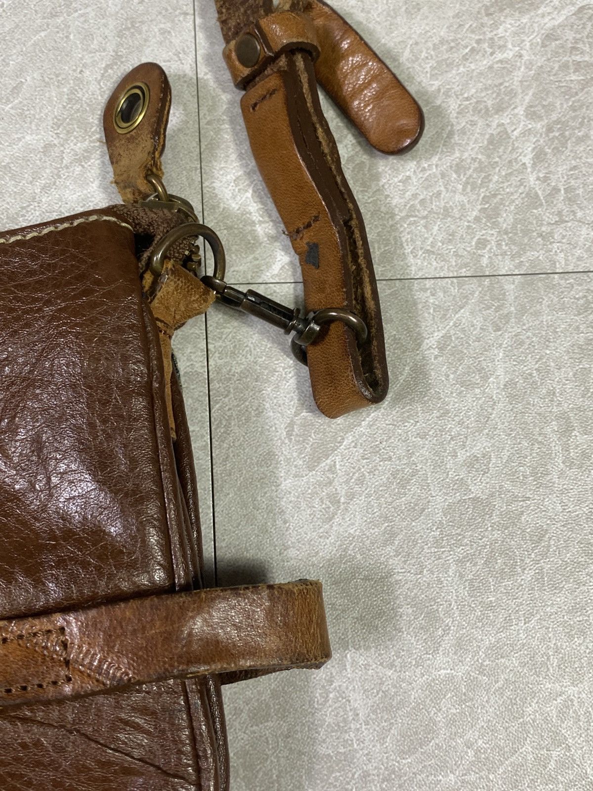 Other Vintage sacco.ltd sling bag leather kanvas Size ONE SIZE - 9 Thumbnail
