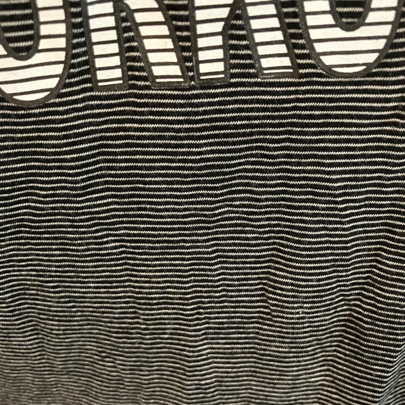 Everlane Striped Black and White Workout Muscle Tee Size L / US 10 / IT 46 - 4 Thumbnail
