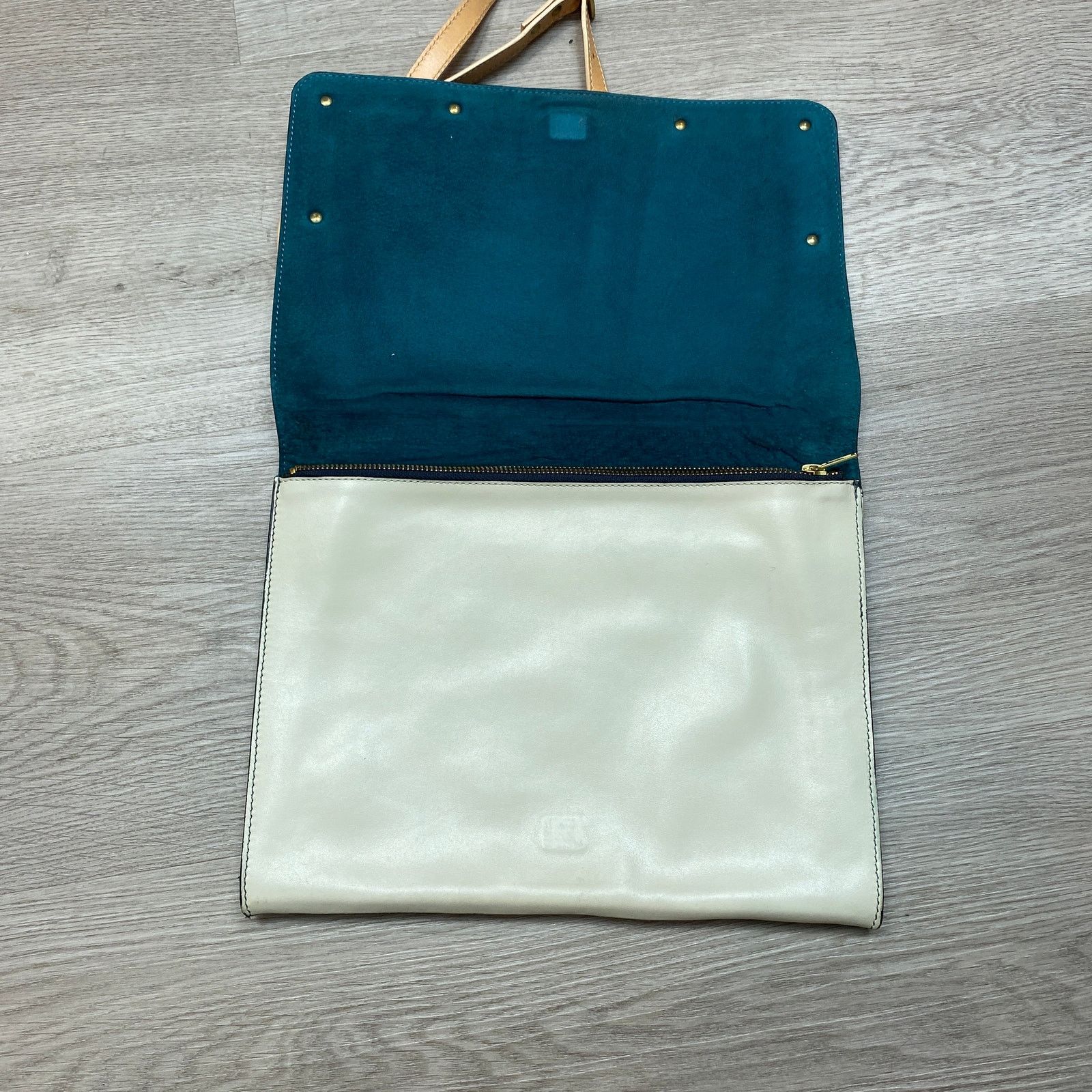 Sophie Hulme Rare Sophie Hulme Leather Flat Envelope Purse Crossbody Bag Size ONE SIZE - 5 Thumbnail