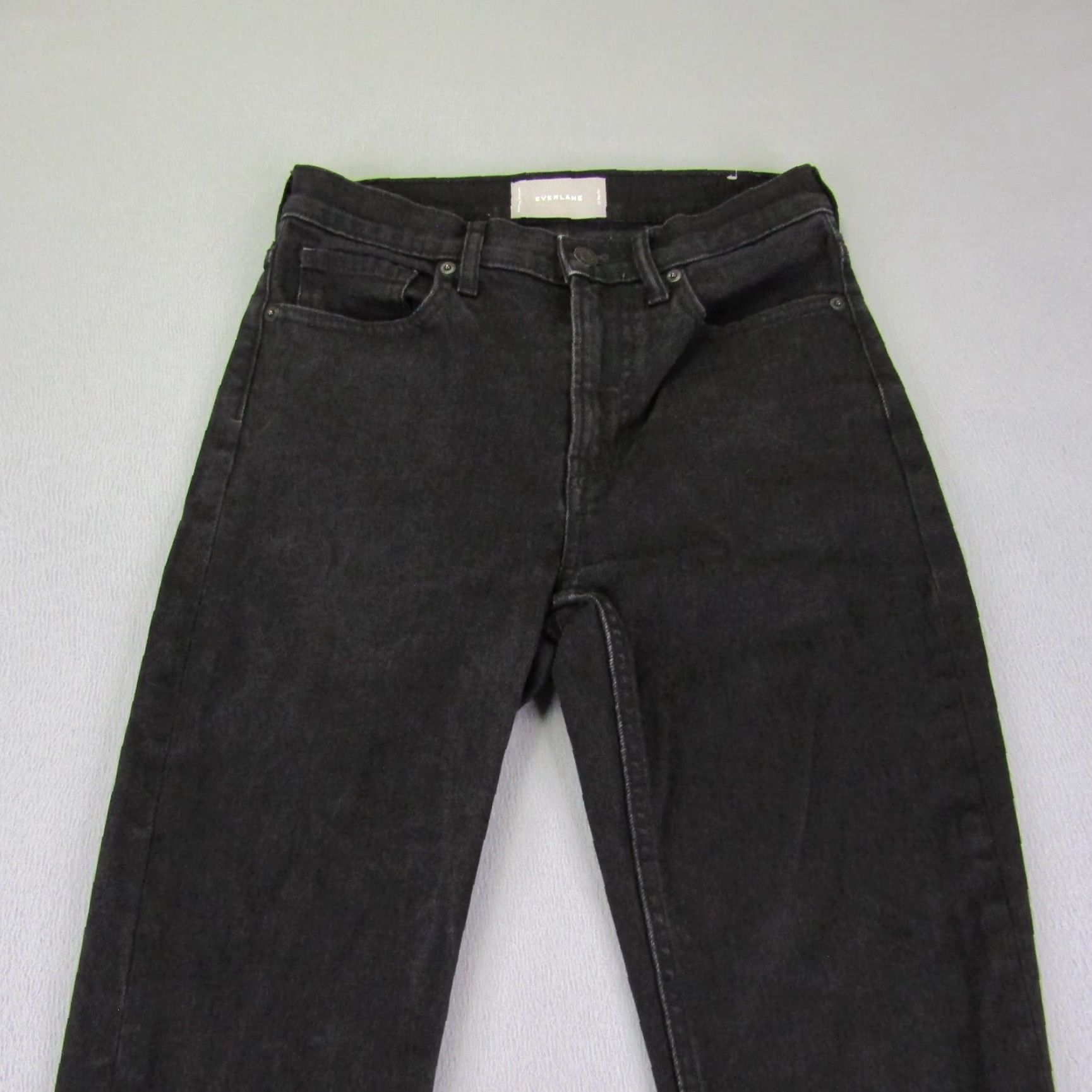 Everlane Everlane Jeans Womens 27 Black Denim Skinny Fit Regular Cotton Blend Flex Pants Size 27" / US 4 / IT 40 - 2 Thumbnail