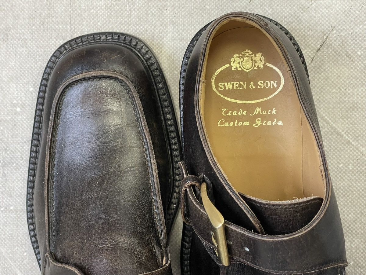 If Six Was Nine Swen & son hand made monk leather shoes loafers classic Size US 8 / EU 41 - 10 Thumbnail