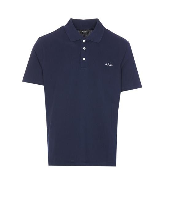 A.P.C. A.P.C. Men Polo Shirts COGWZ H26342 IAK Blue Size US XL / EU 56 / 4 - 1 Thumbnail